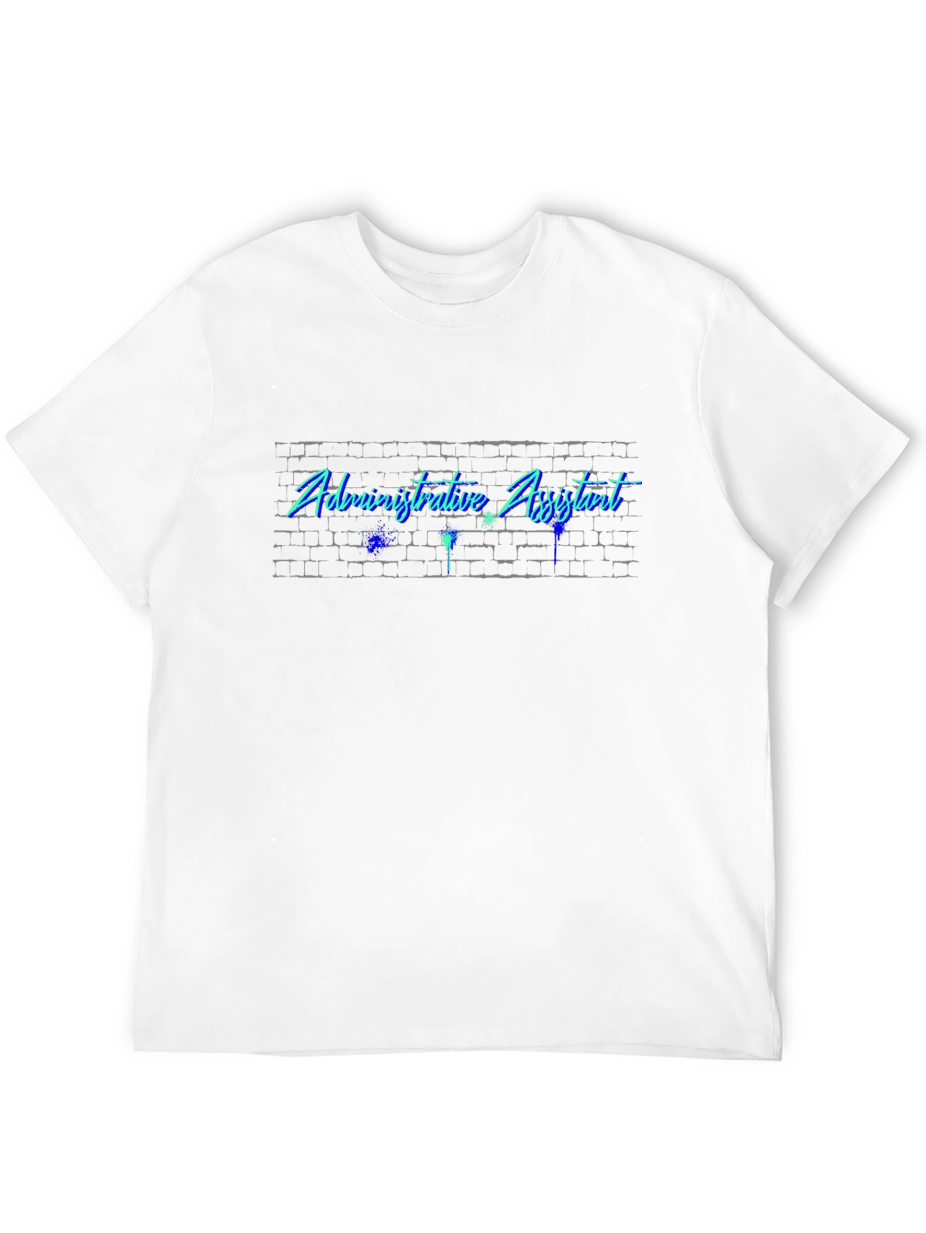 Administrative Assistant Brick Wall T-Shirt