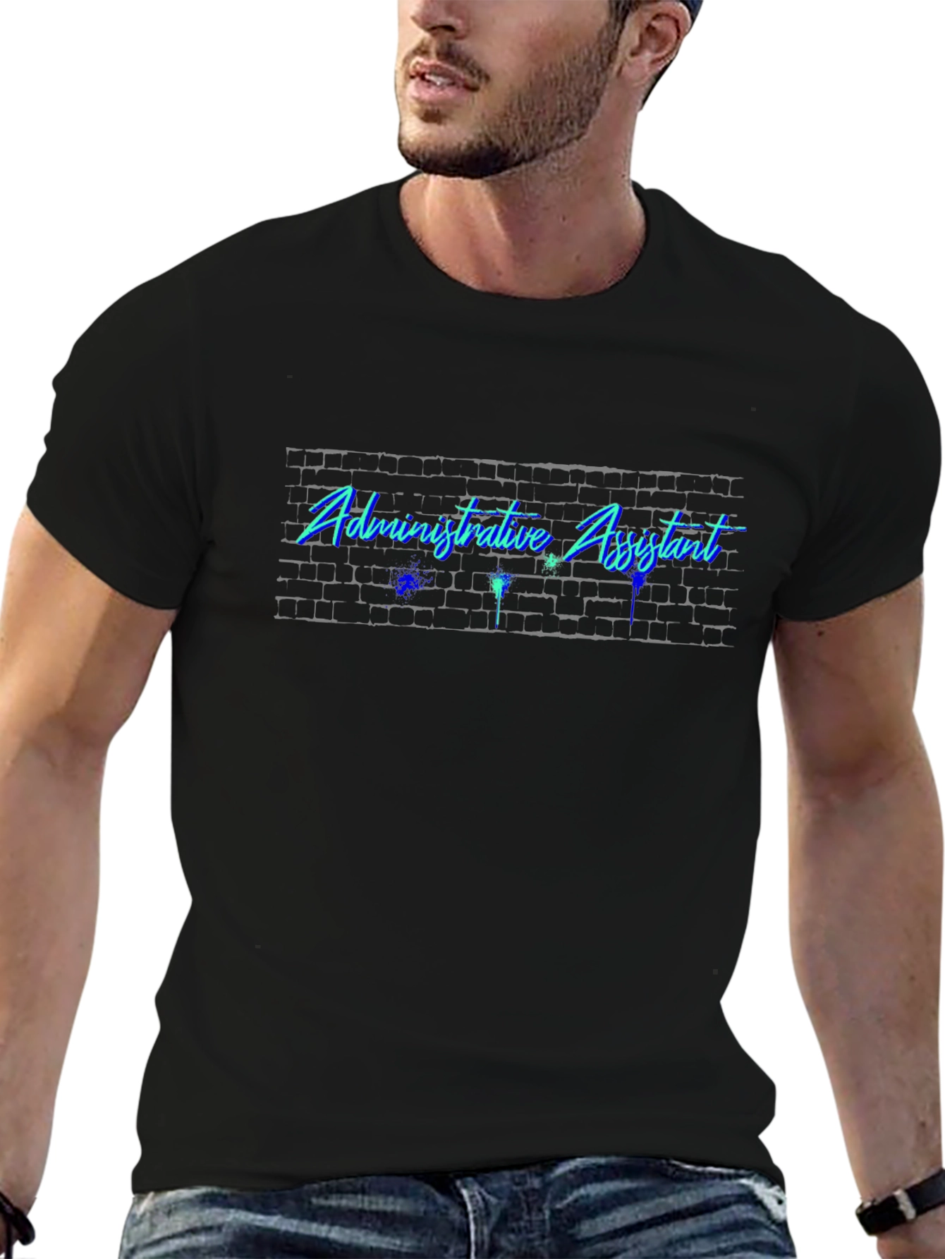 Administrative Assistant Brick Wall T-Shirt