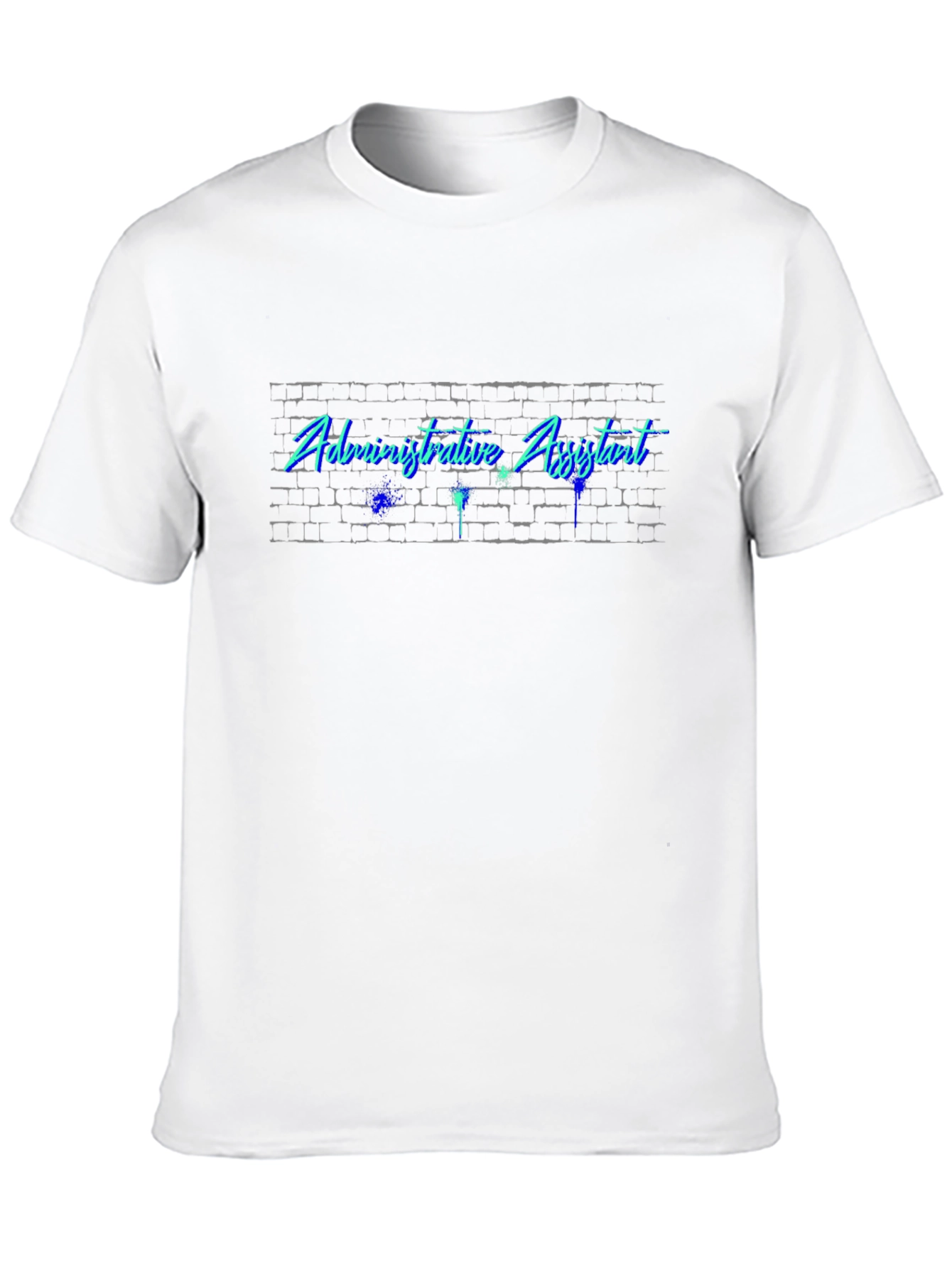 Administrative Assistant Brick Wall T-Shirt