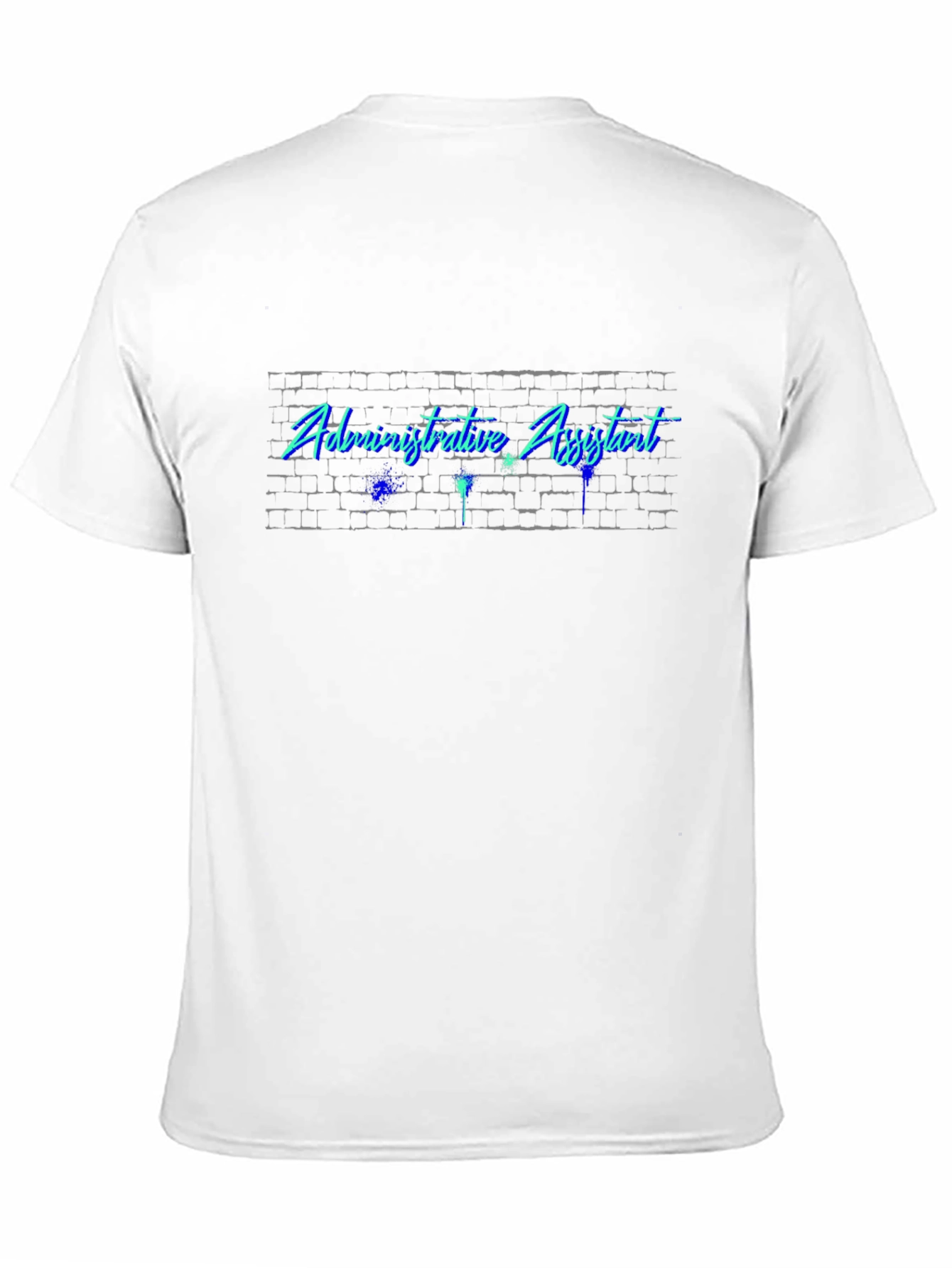 Administrative Assistant Brick Wall T-Shirt