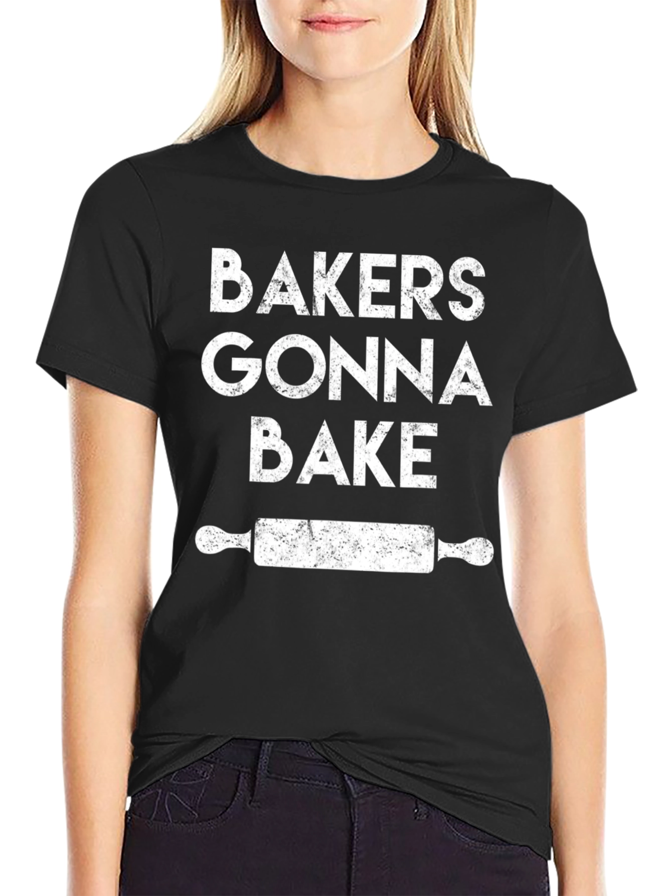 Bakers Gonna Bake T-Shirt - Rolling Pin Graphic