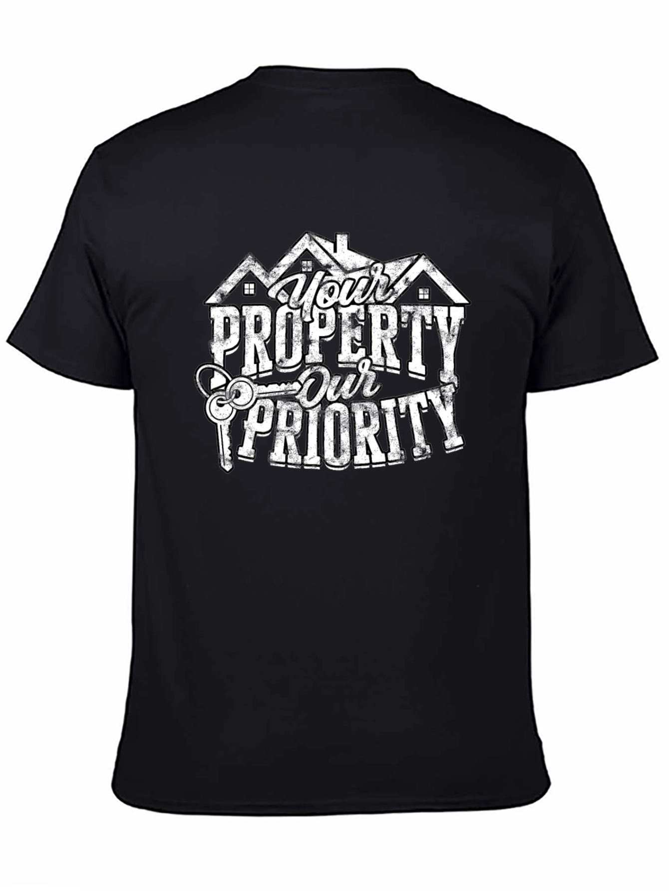Your Property Our Priority Black T-Shirt