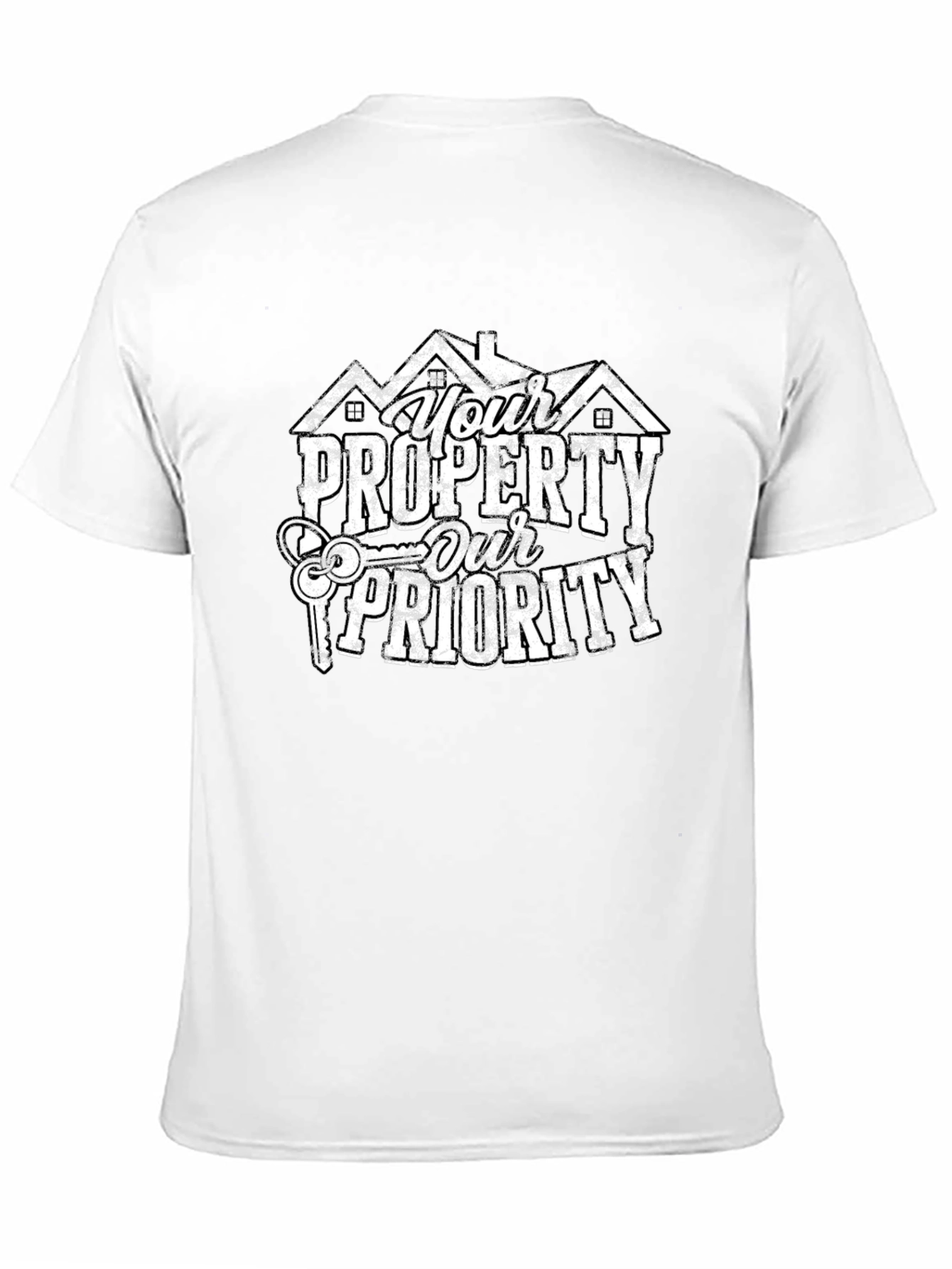 Your Property Our Priority Black T-Shirt