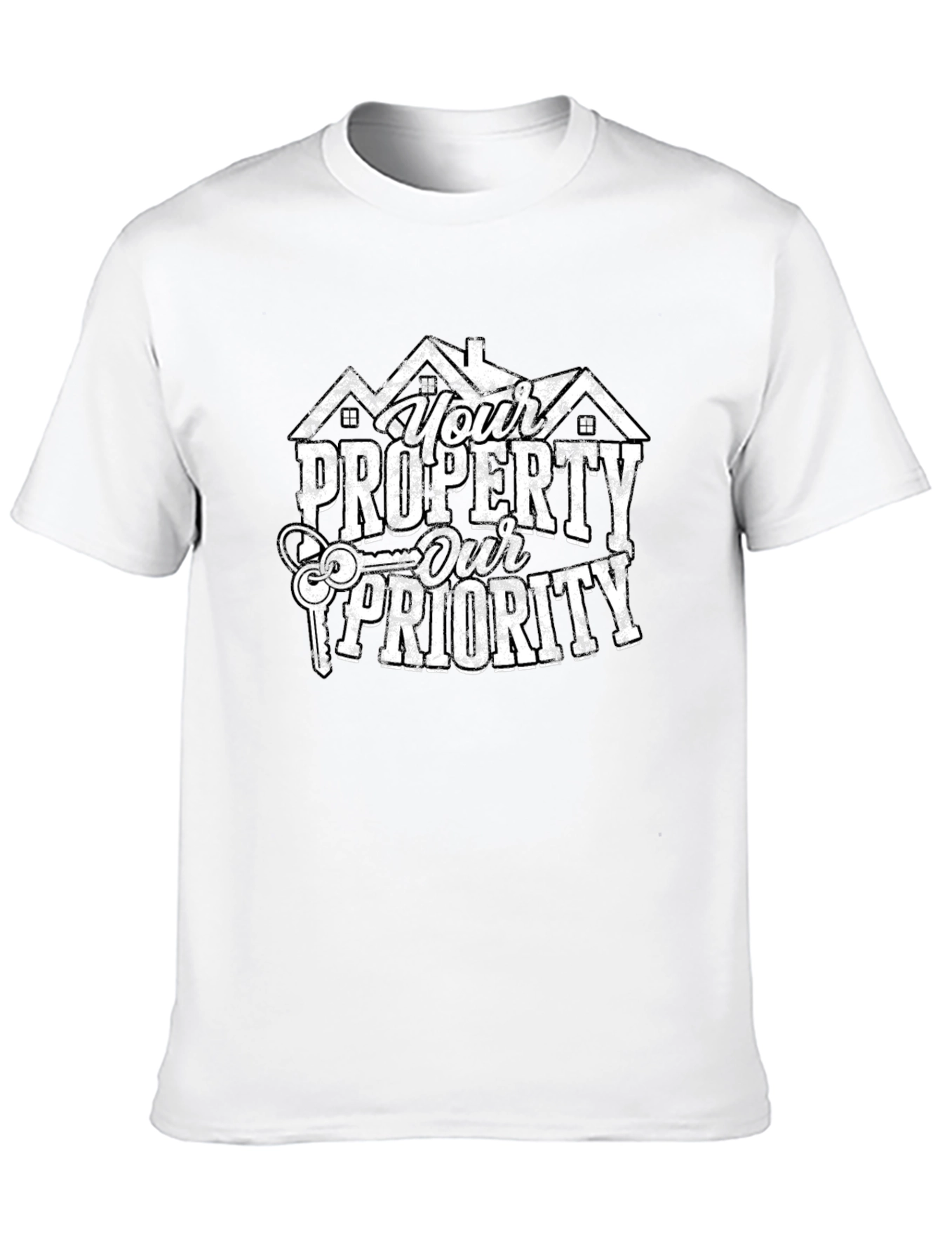 Your Property Our Priority Black T-Shirt