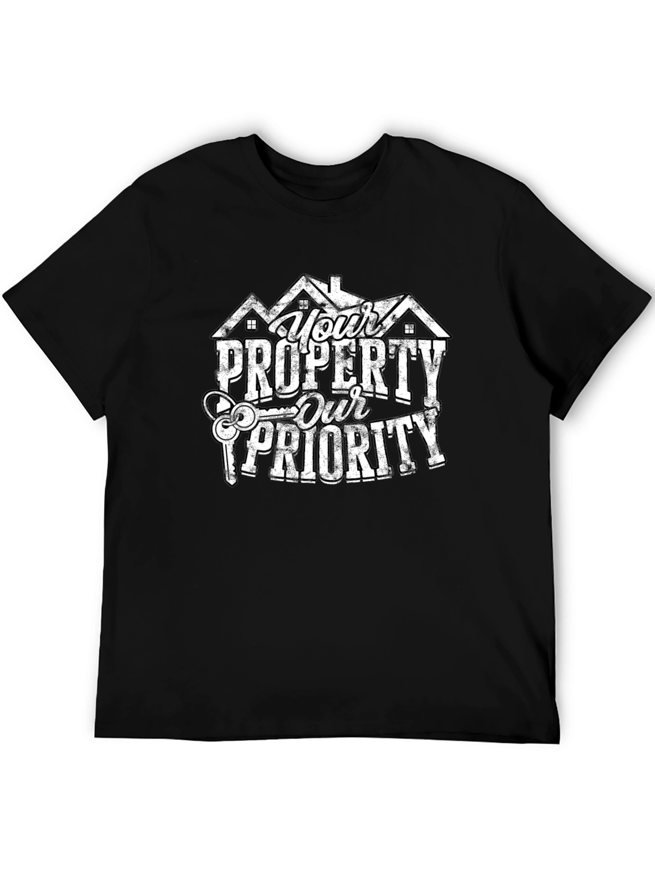 Your Property Our Priority Black T-Shirt