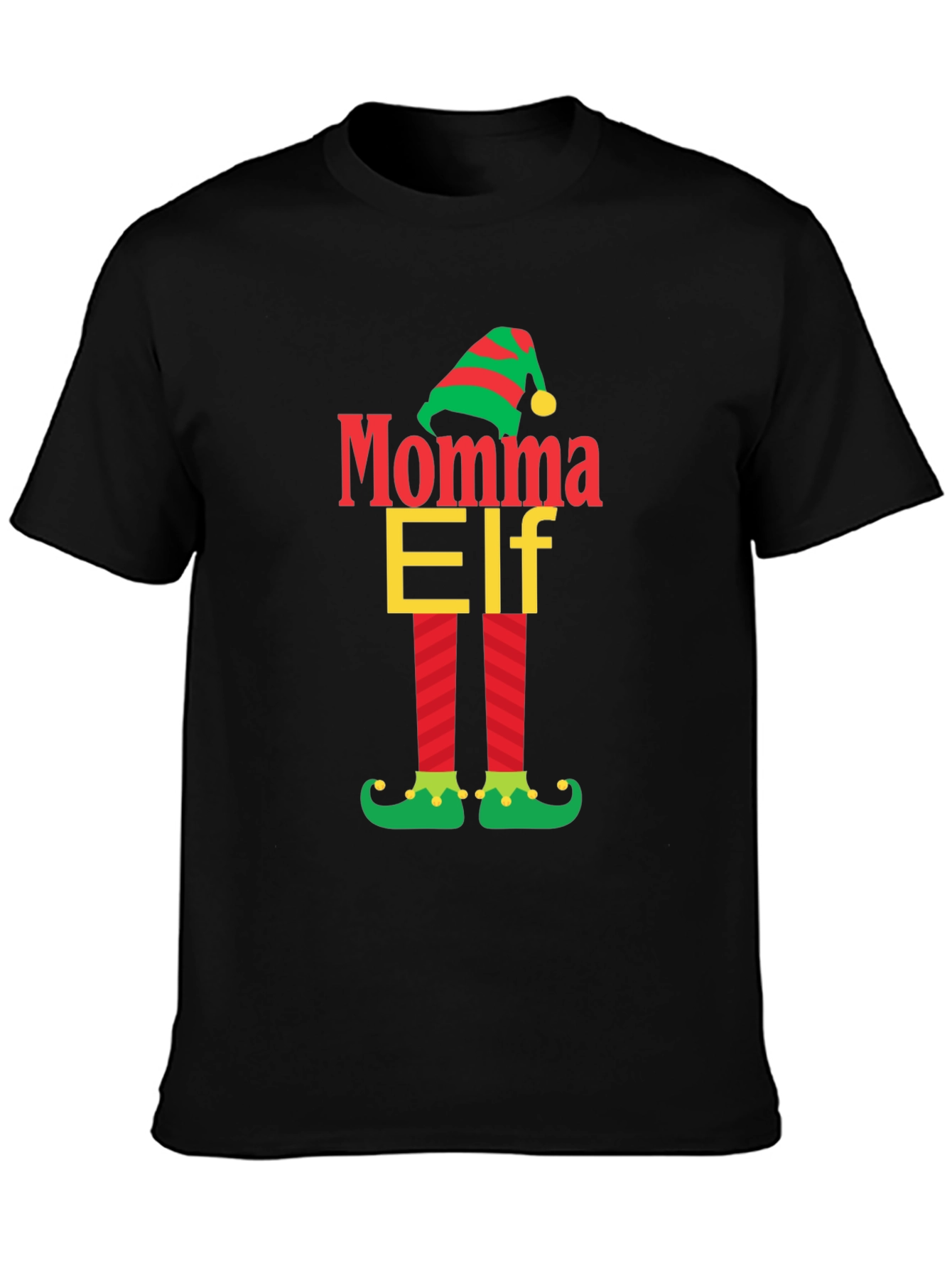 Momma Elf Christmas Holiday T-Shirt