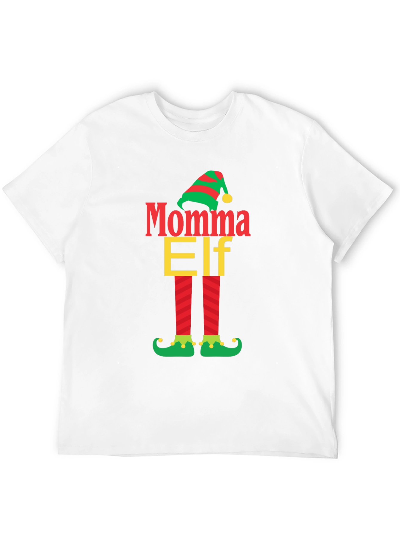 Momma Elf Christmas Holiday T-Shirt