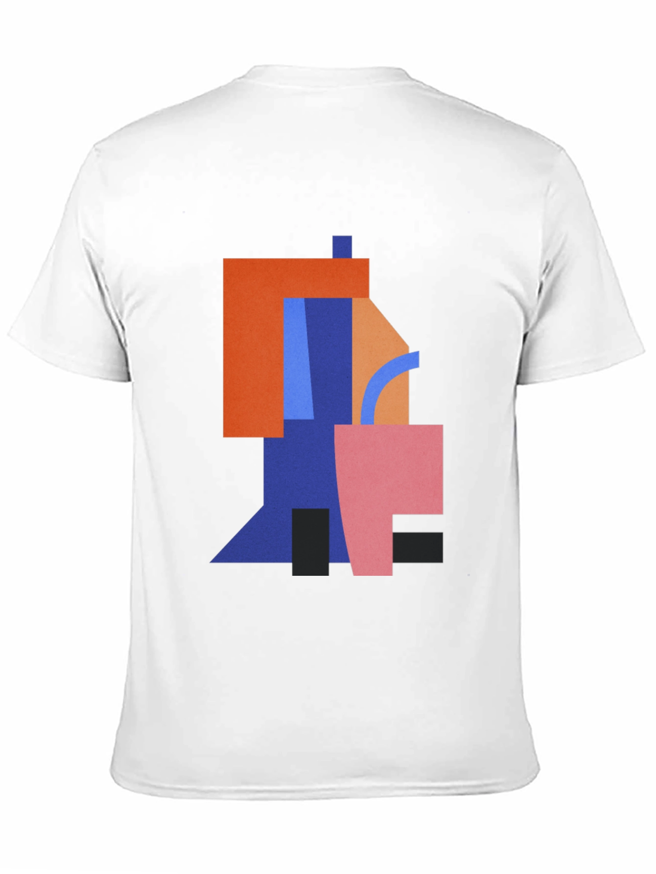 Abstract Geometric Art Black T-Shirt