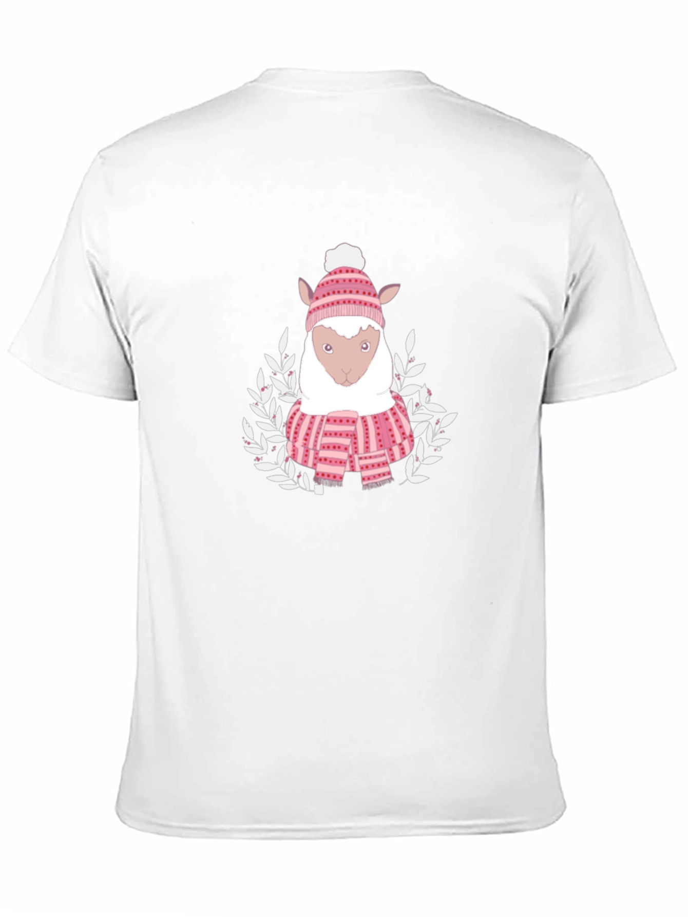 Cute Sheep in Winter Gear T-Shirt