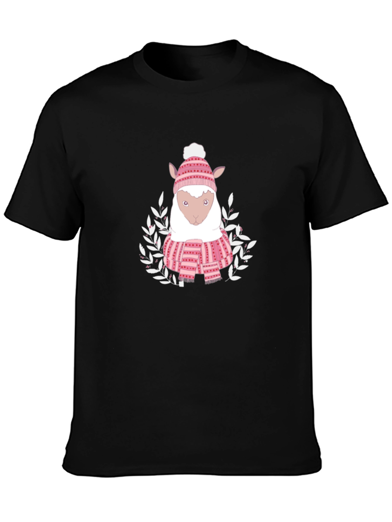 Cute Sheep in Winter Gear T-Shirt