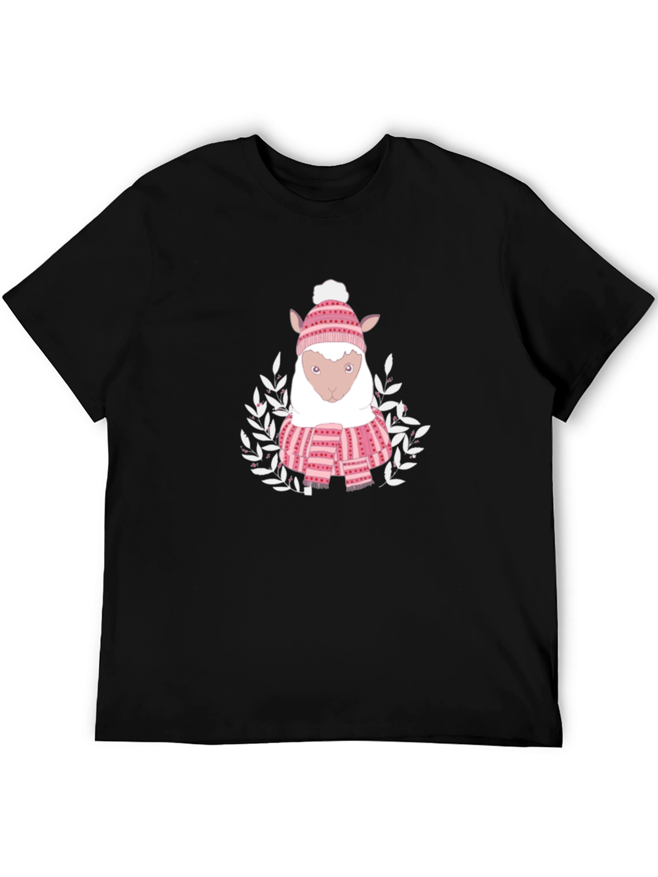 Cute Sheep in Winter Gear T-Shirt
