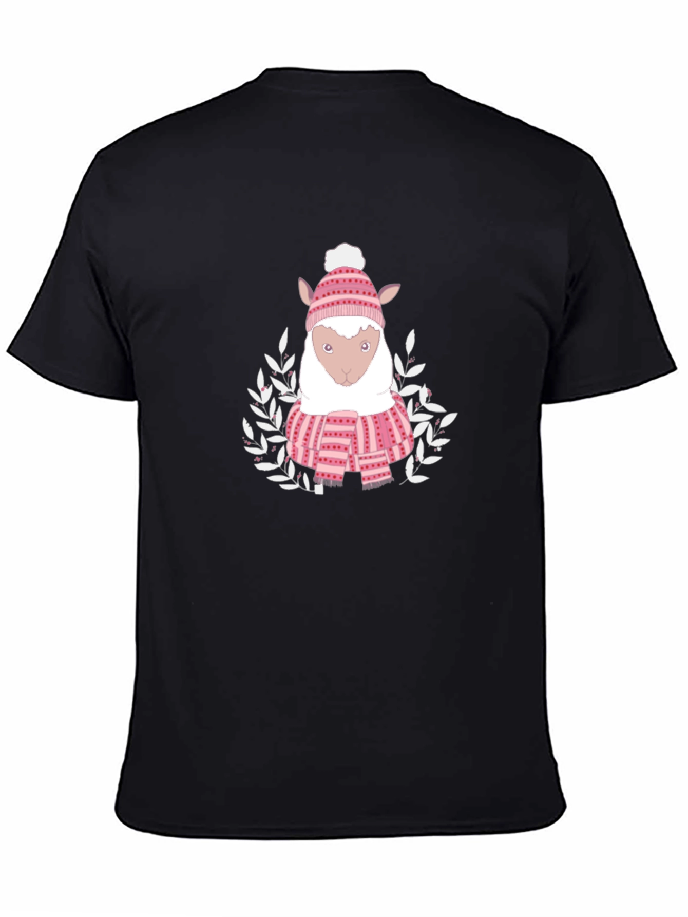 Cute Sheep in Winter Gear T-Shirt