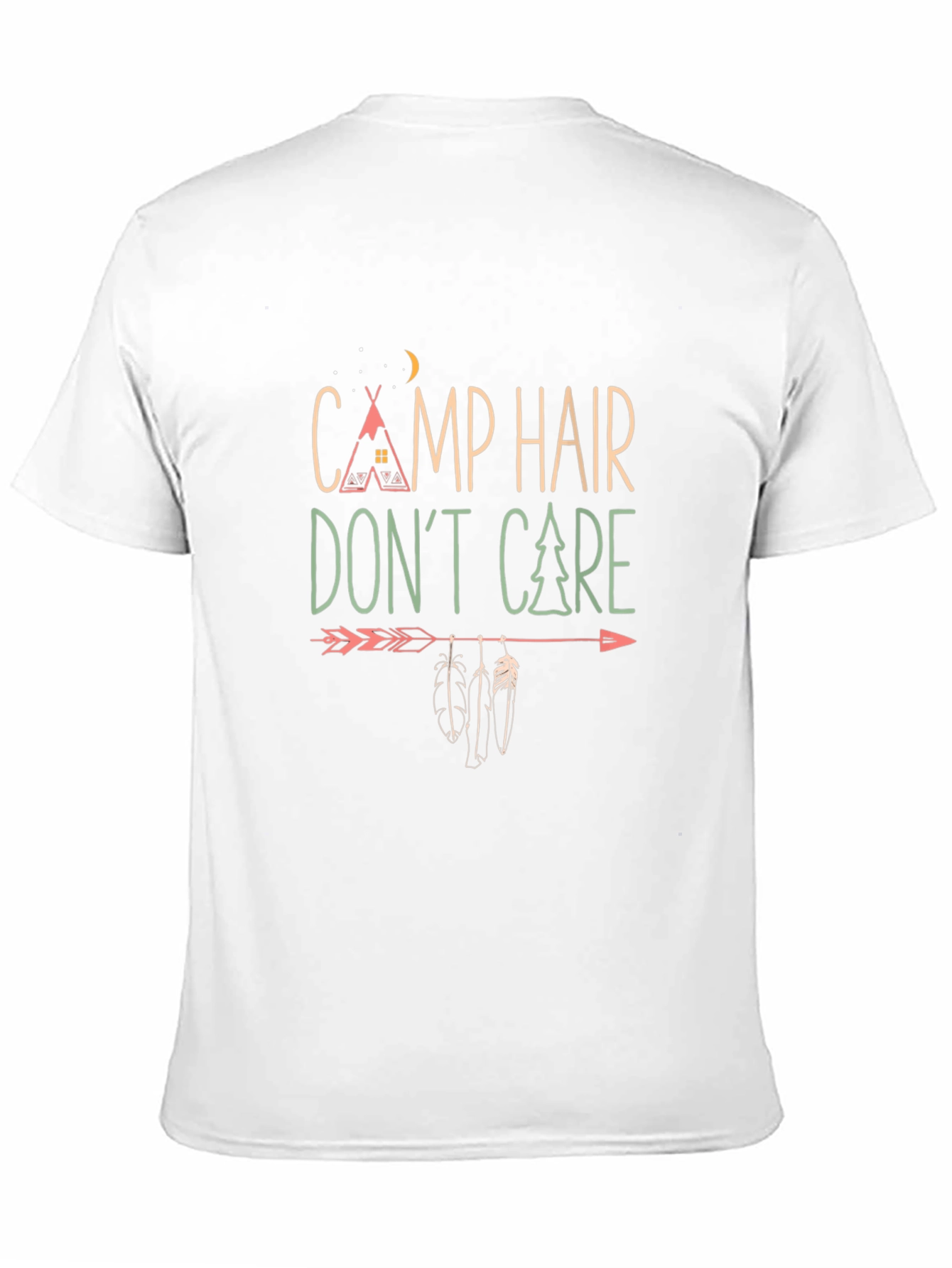 Camp Hair Dont Care Graphic Tee