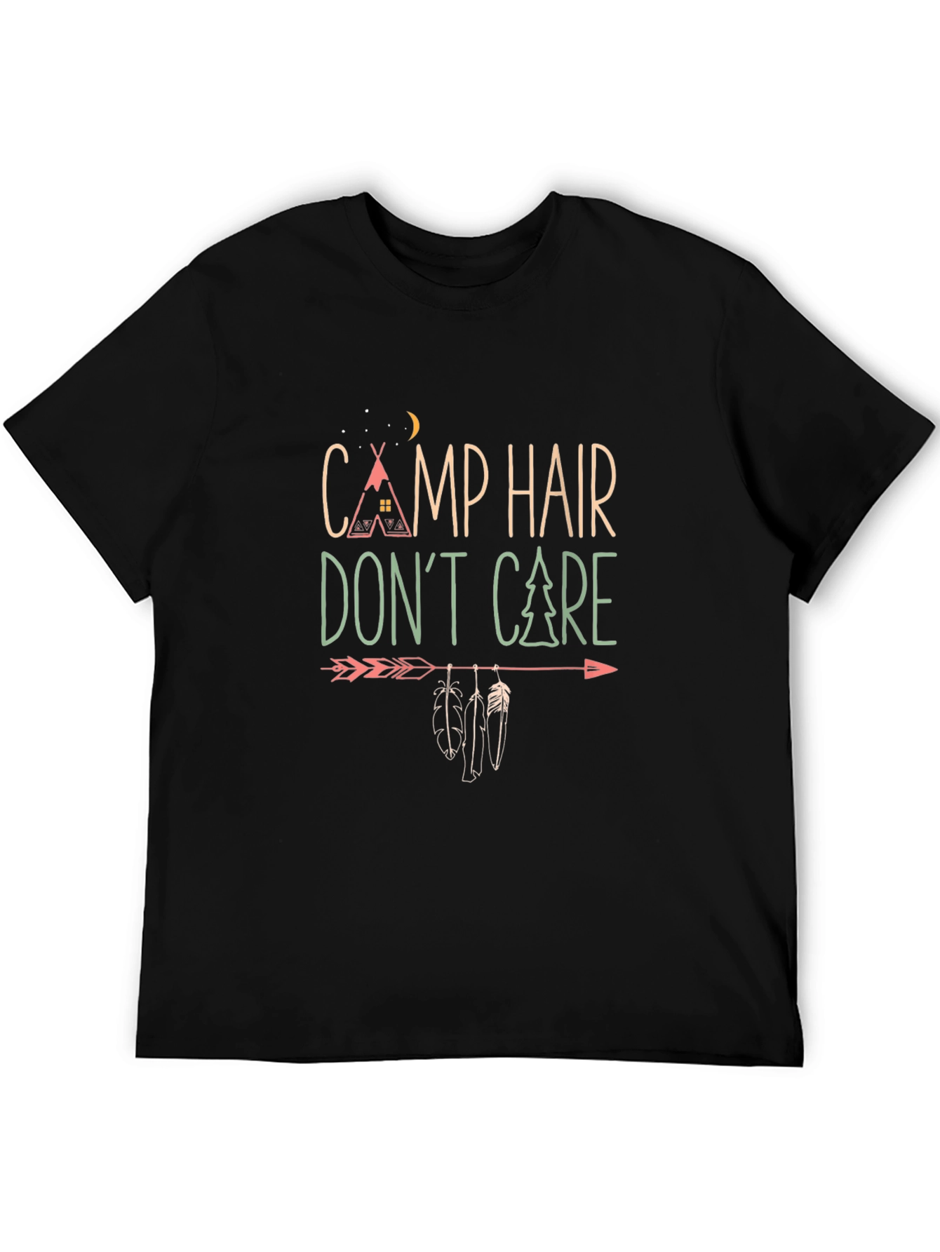 Camp Hair Dont Care Graphic Tee
