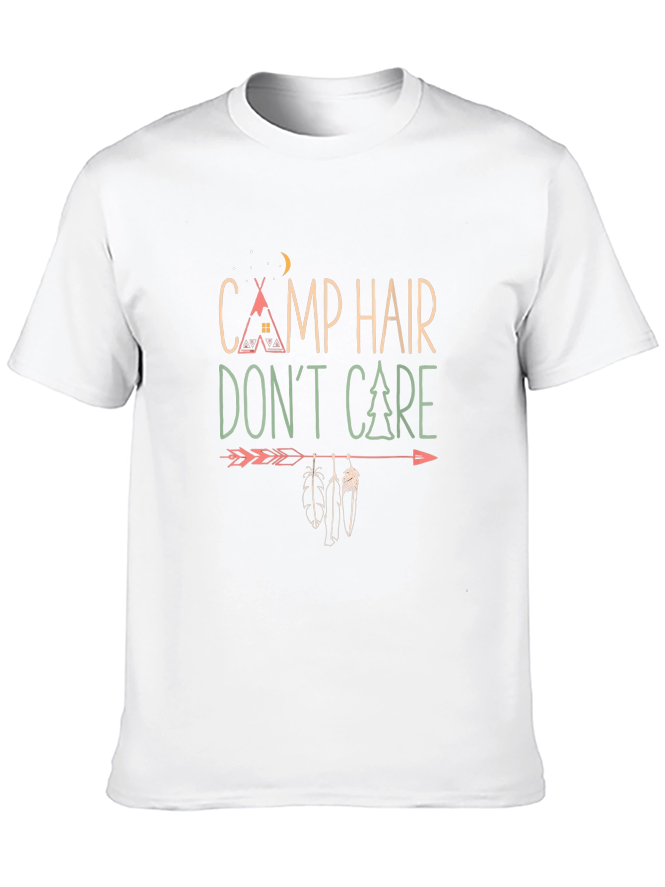 Camp Hair Dont Care Graphic Tee