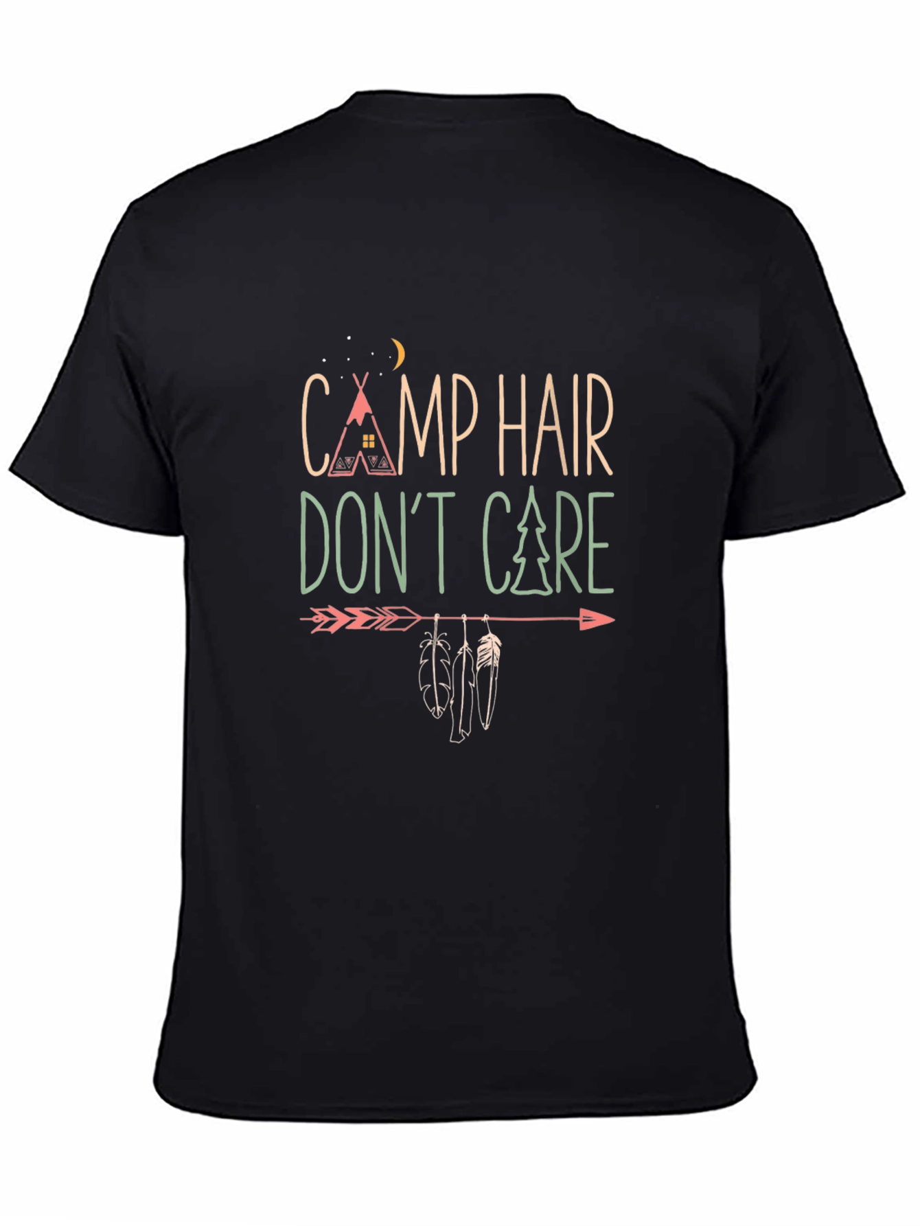 Camp Hair Dont Care Graphic Tee