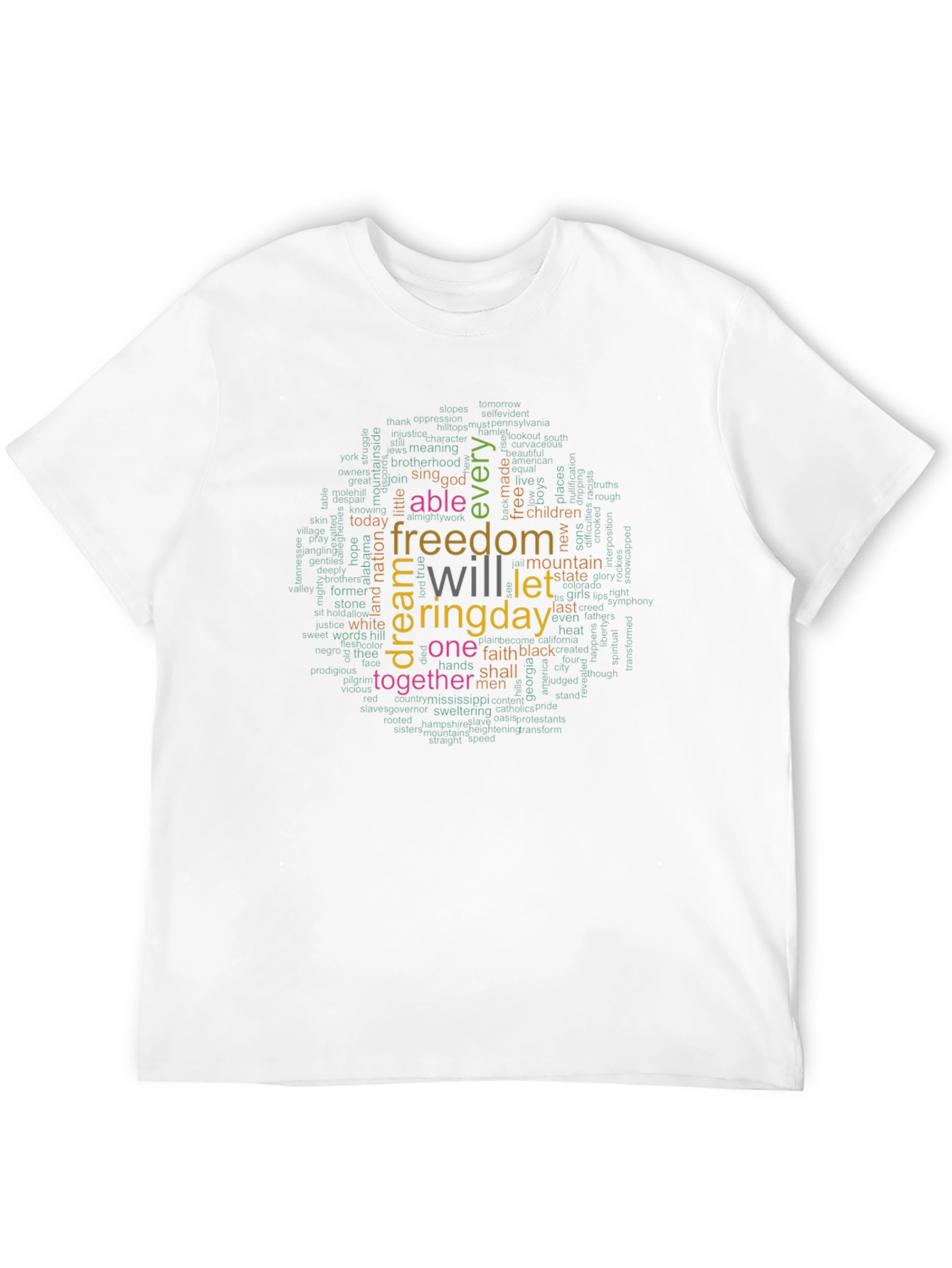 Freedom Word Art T-Shirt