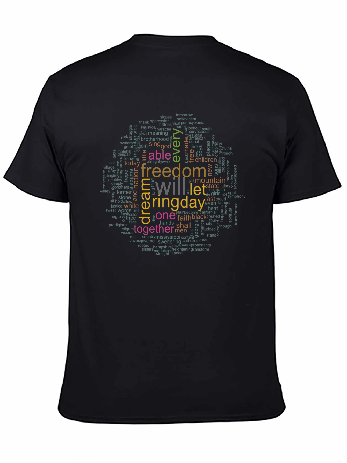 Freedom Word Art T-Shirt