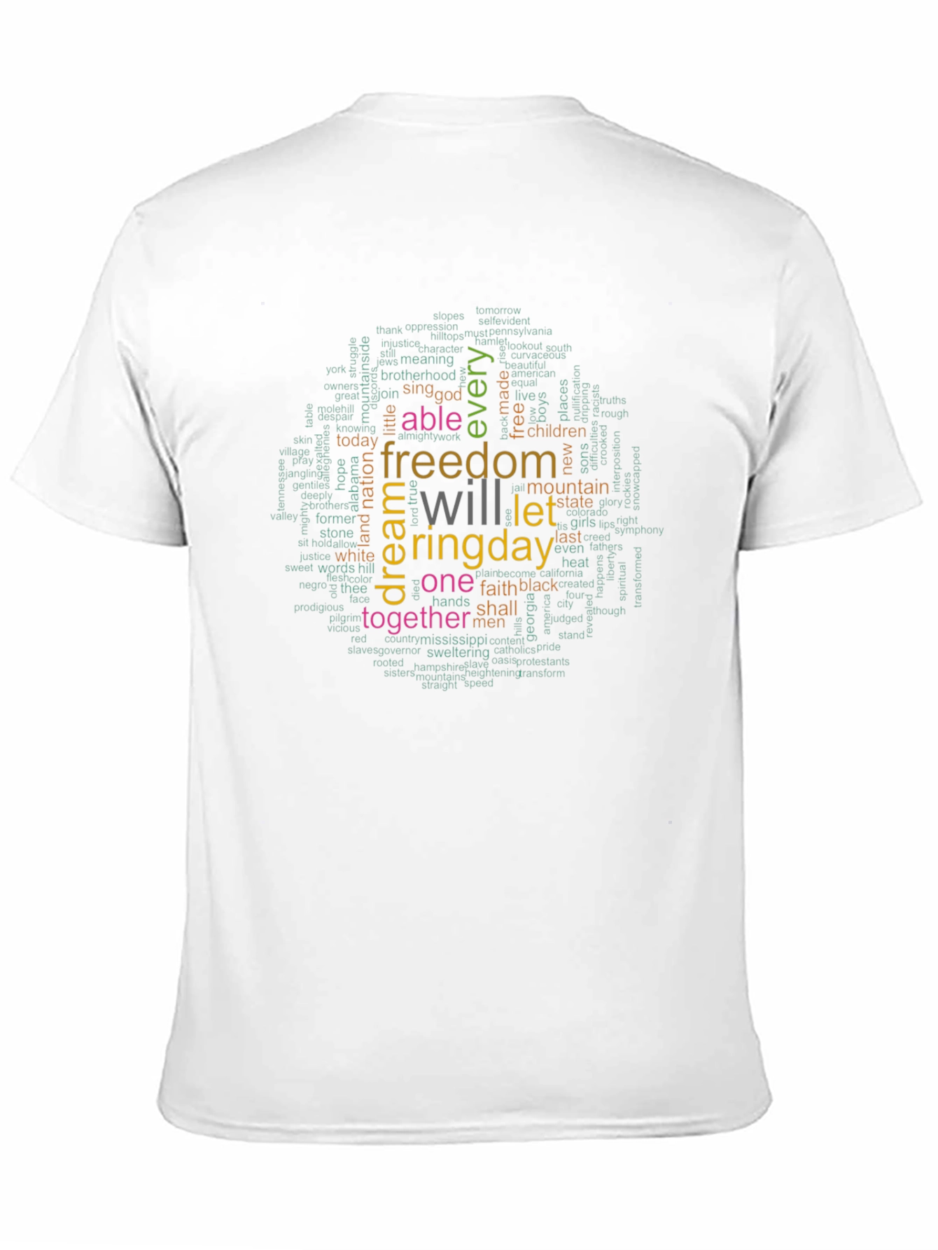 Freedom Word Art T-Shirt
