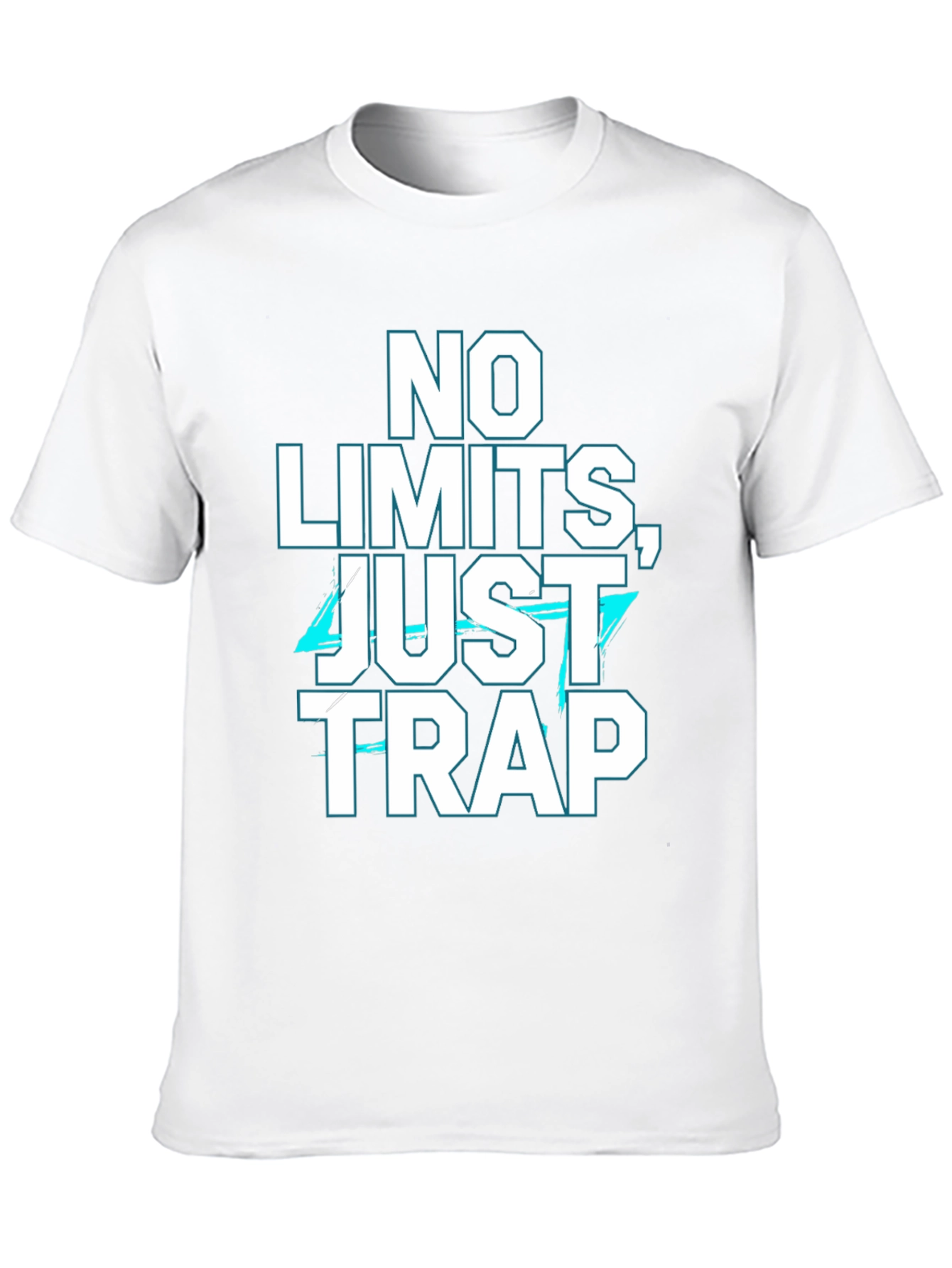 No Limits Just Trap Black Graphic T-Shirt