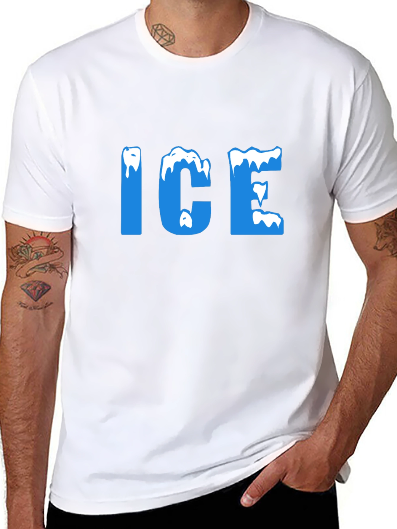 I.C.E Graphic Tee - Cool Black T-Shirt
