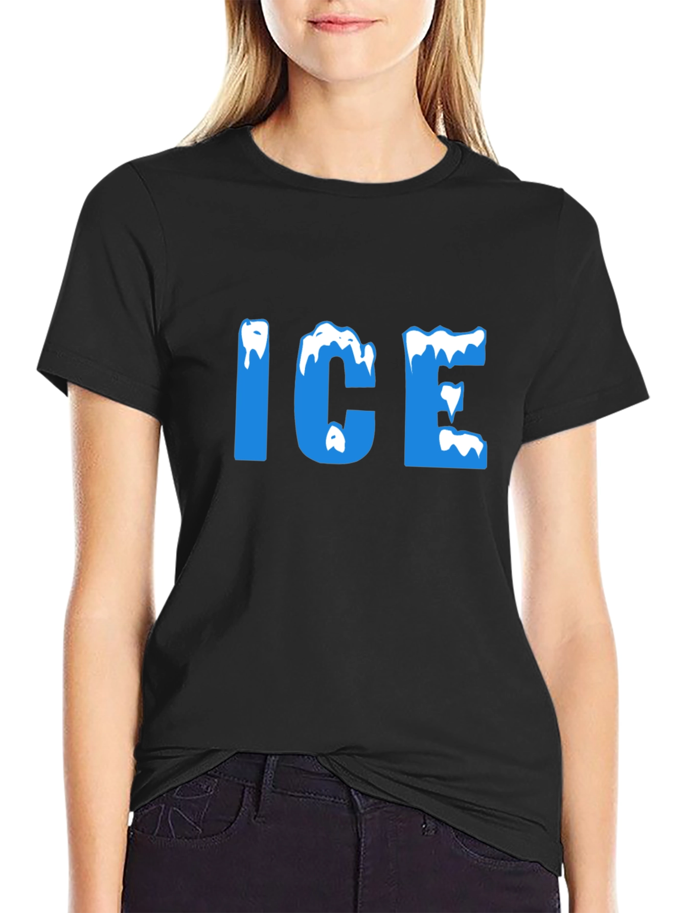 I.C.E Graphic Tee - Cool Black T-Shirt