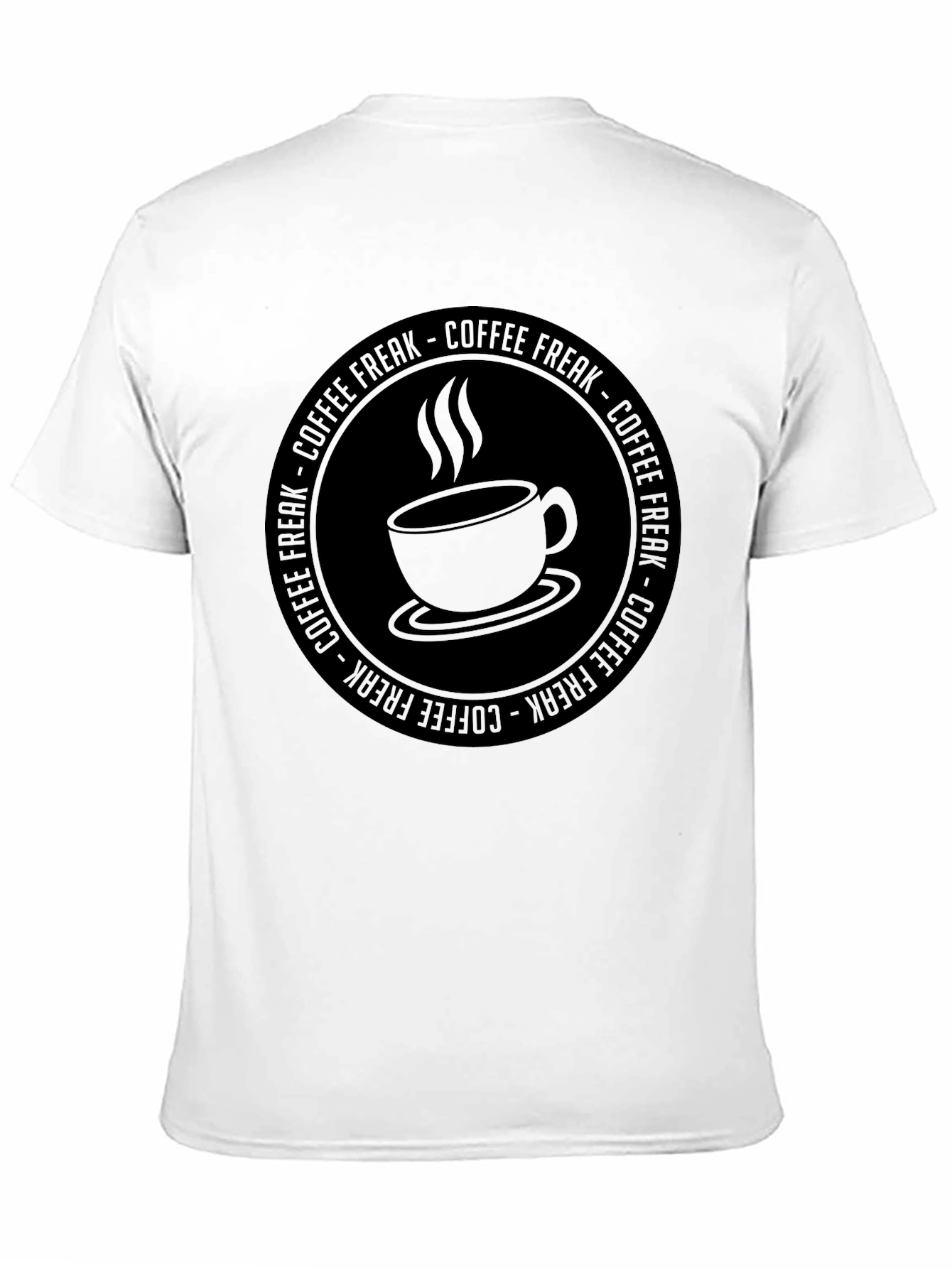 Coffee Freak Graphic T-Shirt - Black