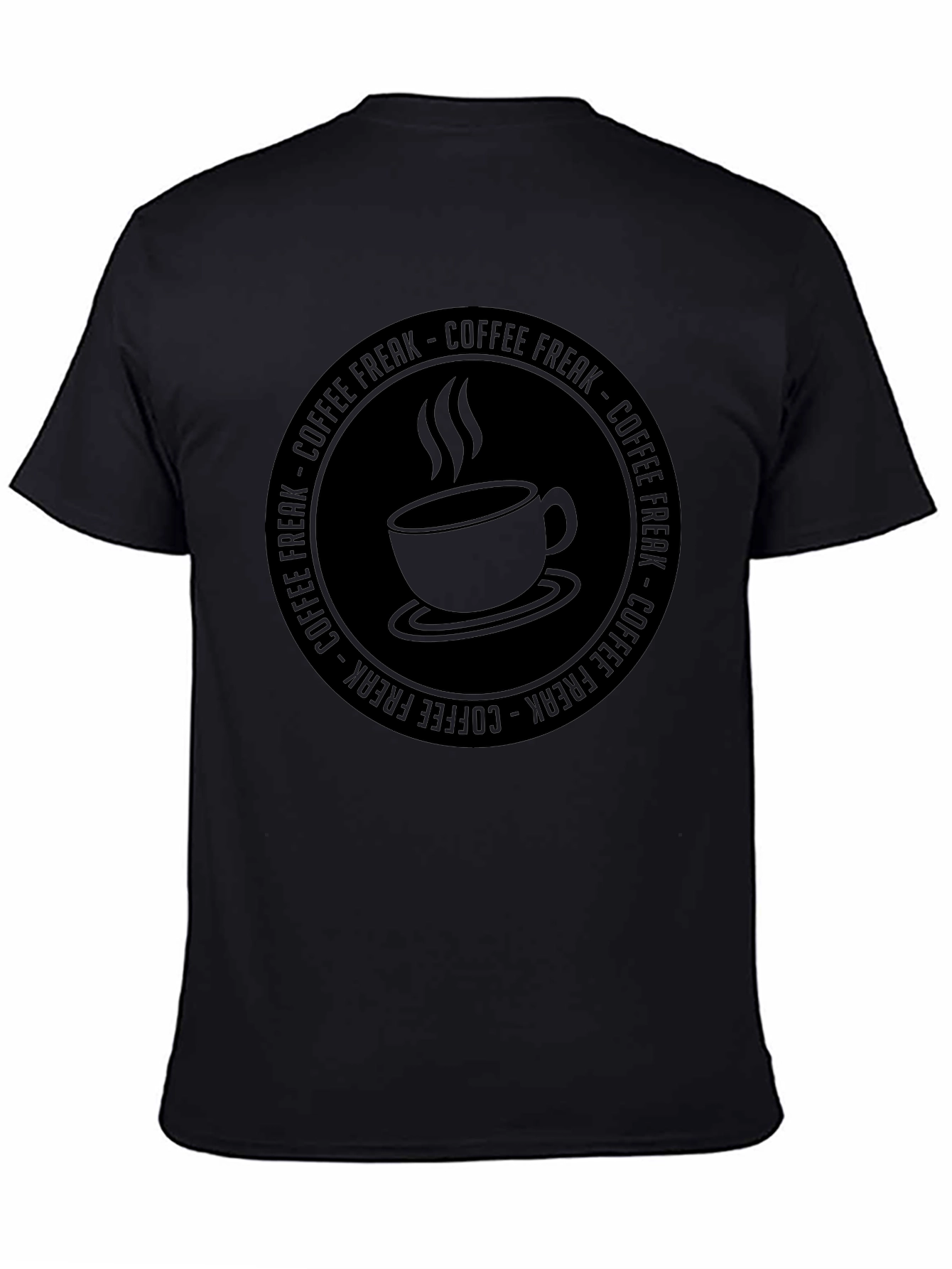 Coffee Freak Graphic T-Shirt - Black