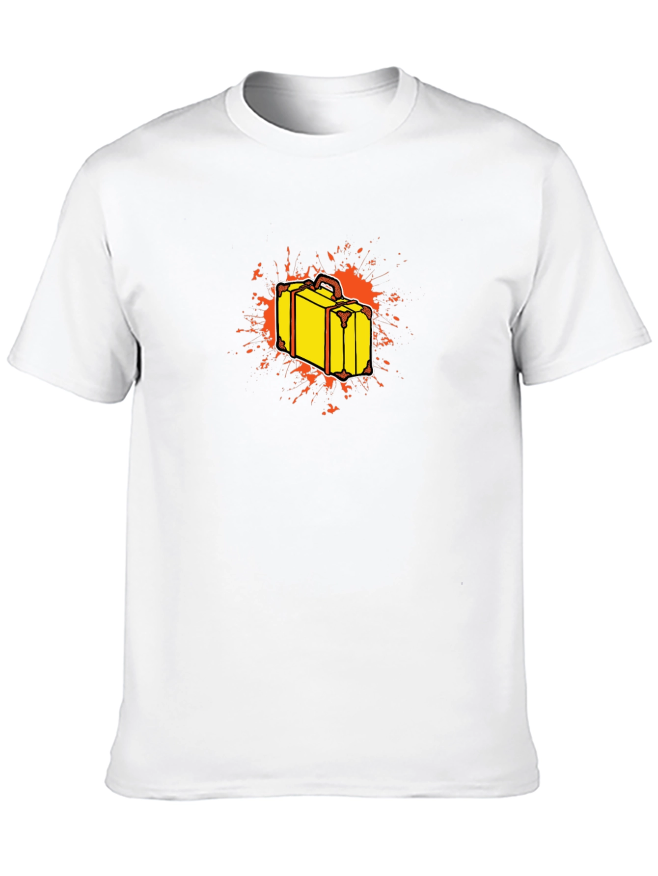 Suitcase Graphic T-Shirt - Stylish Travel Tee