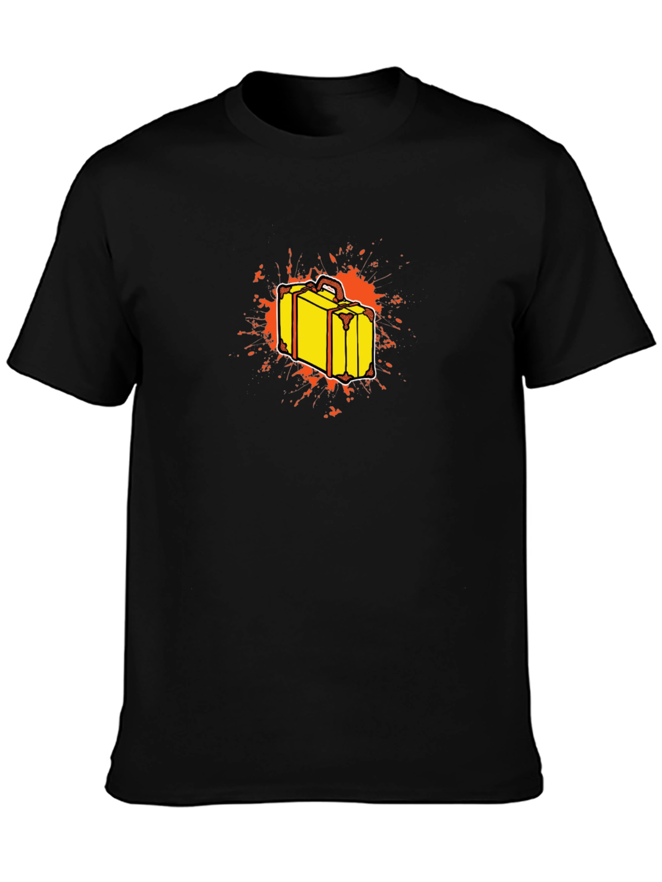 Suitcase Graphic T-Shirt - Stylish Travel Tee