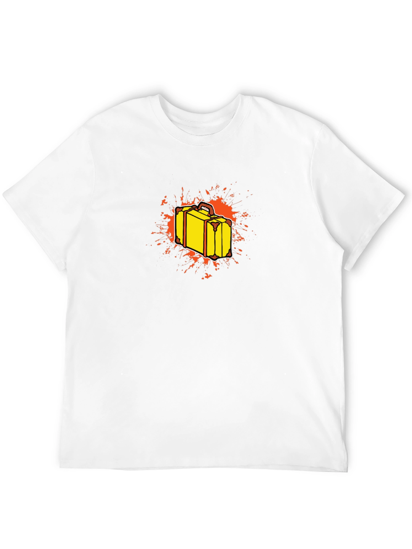 Suitcase Graphic T-Shirt - Stylish Travel Tee