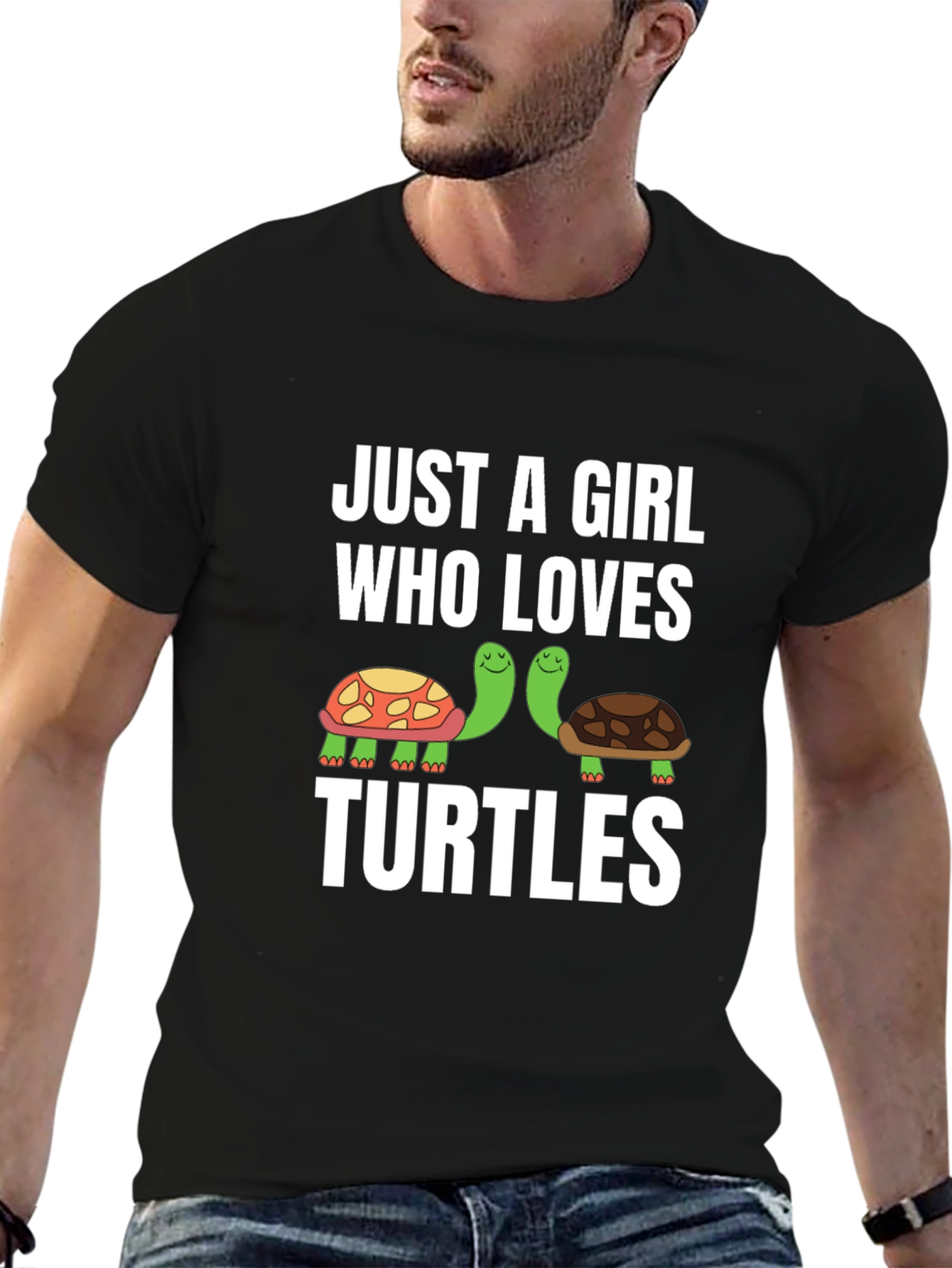 Just A Girl Who Loves Turtles Graphic Tee