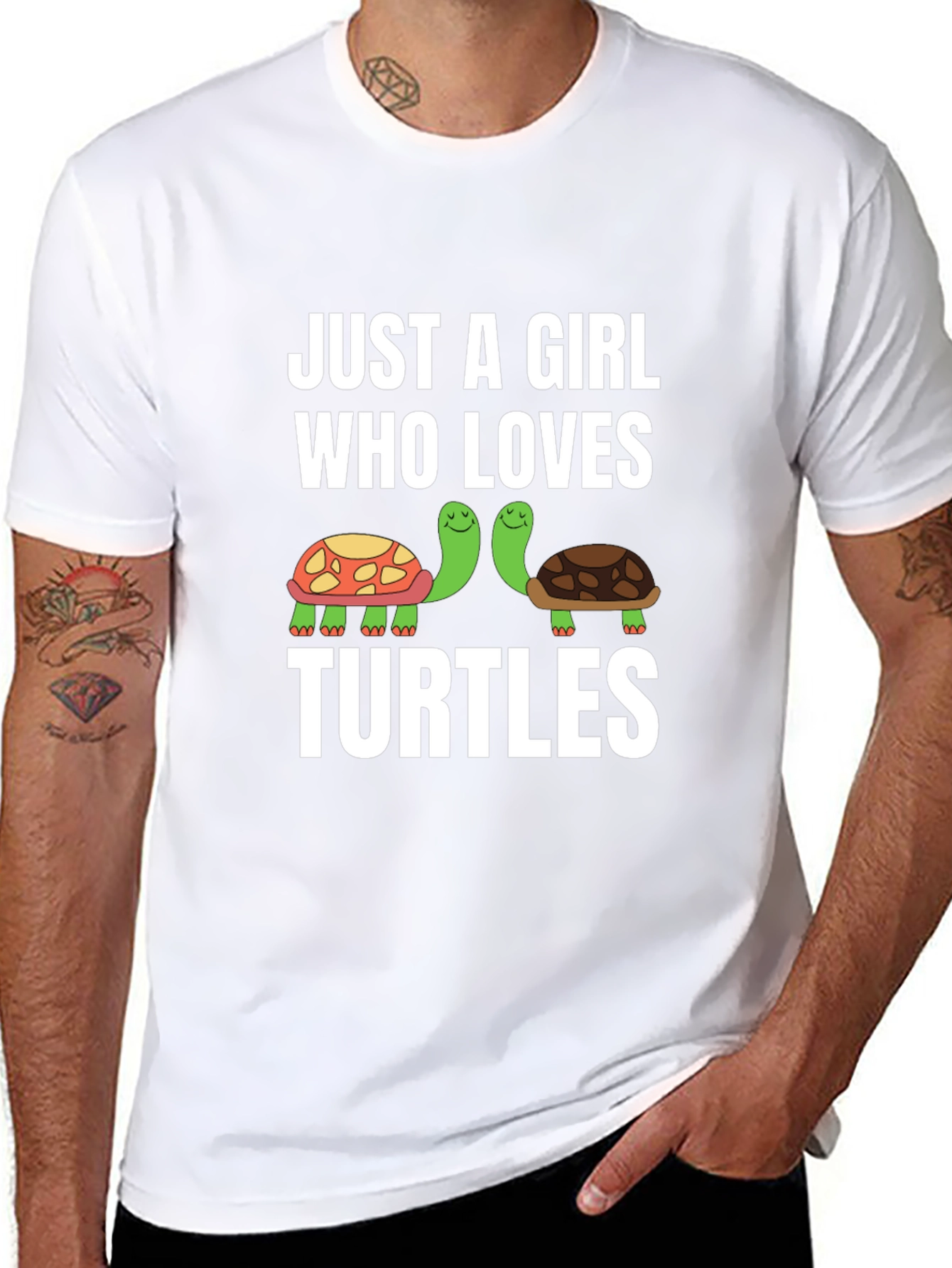Just A Girl Who Loves Turtles Graphic Tee