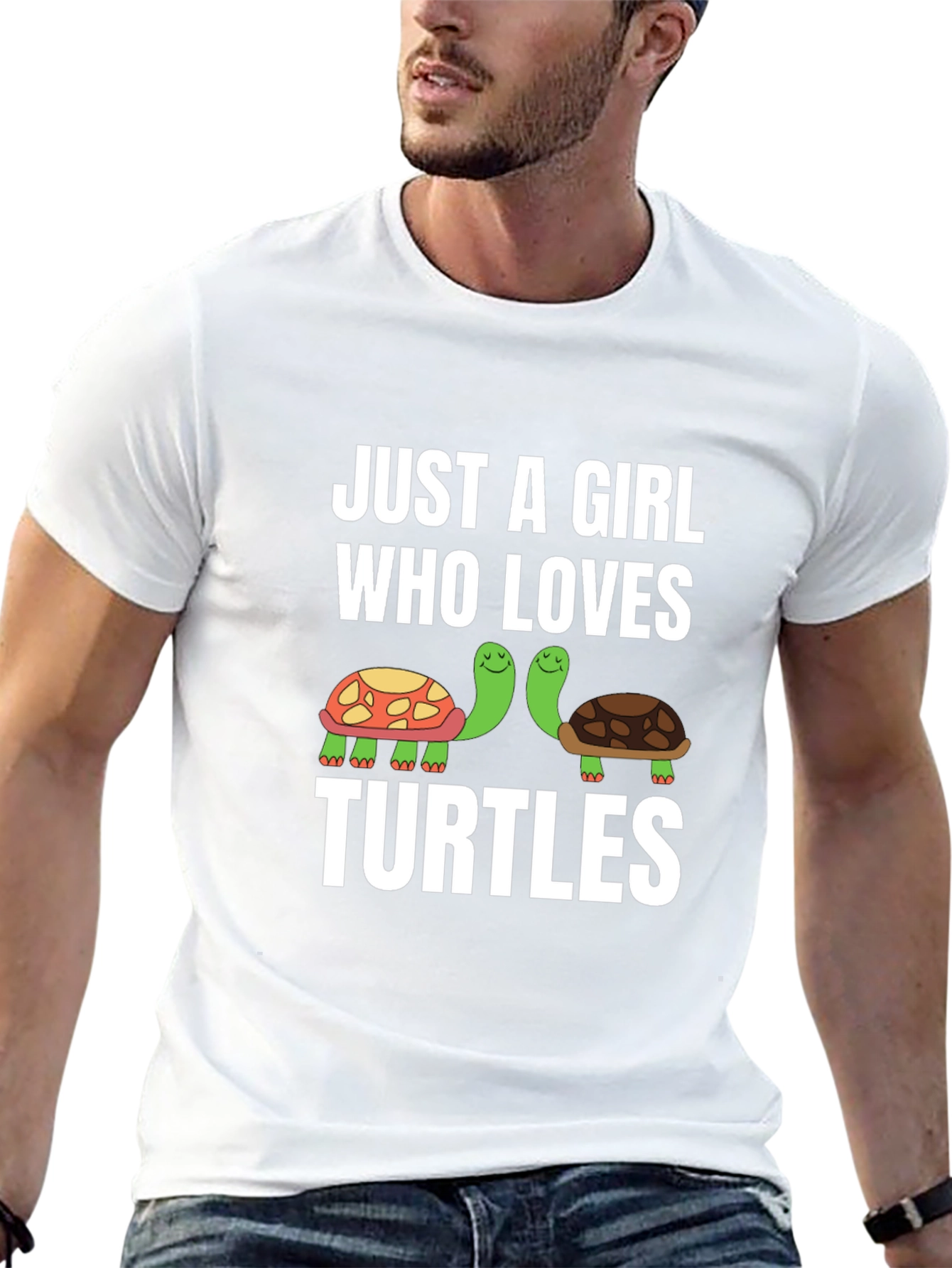 Just A Girl Who Loves Turtles Graphic Tee