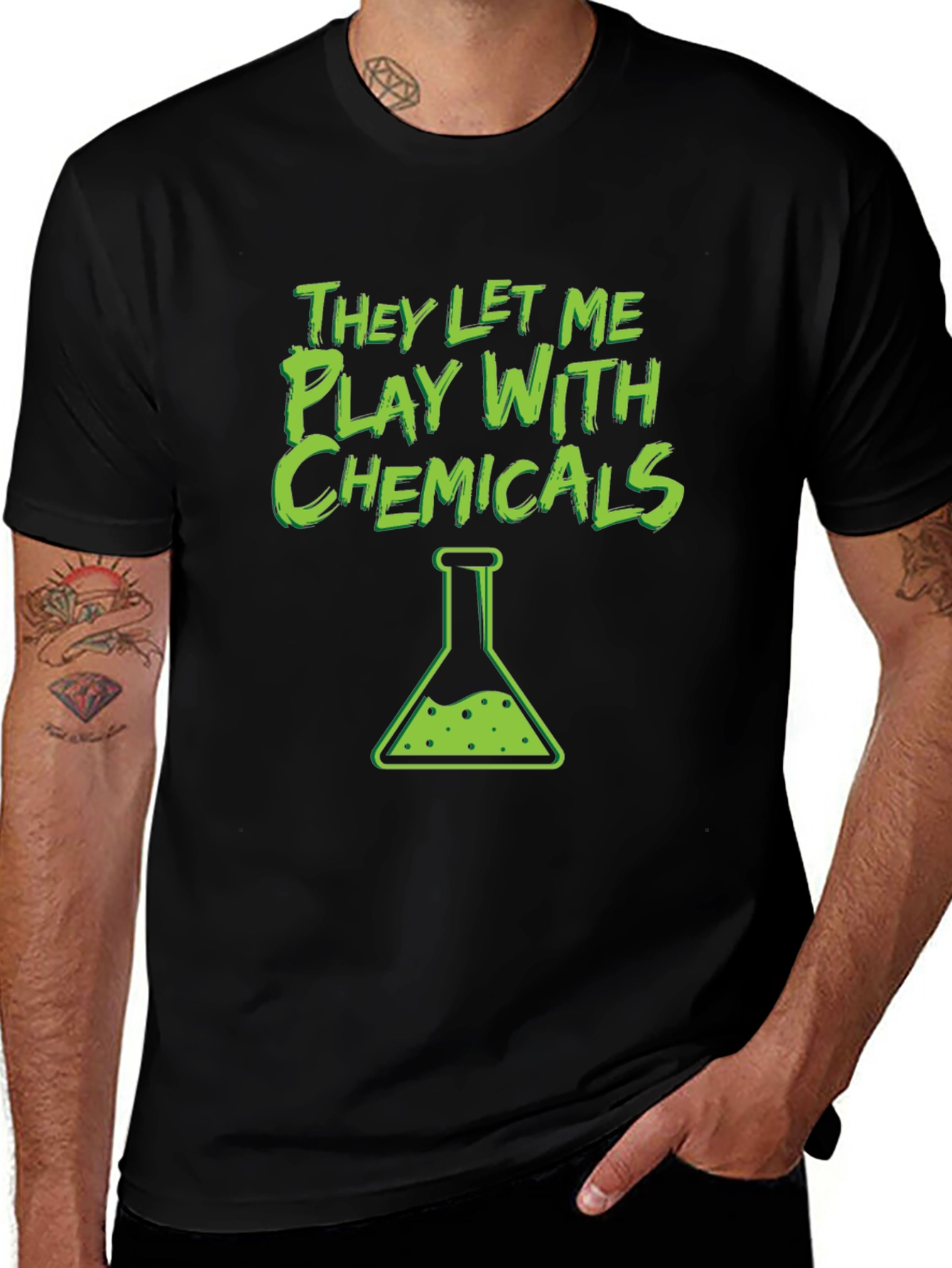 They Let Me Play With Chemicals T-Shirt