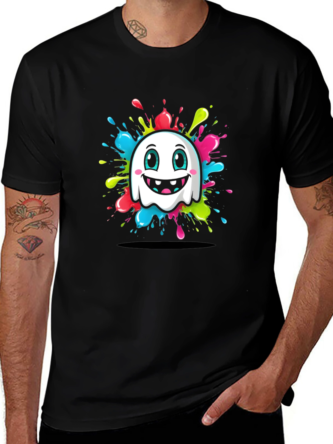 Ghost Splash Graphic T-Shirt - Funky & Fun