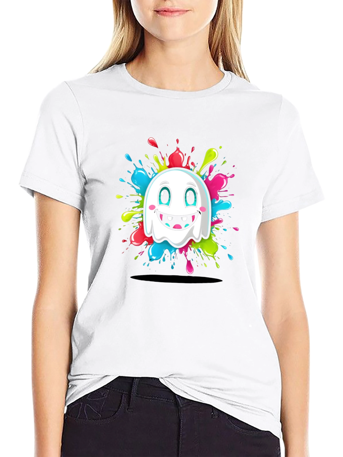 Ghost Splash Graphic T-Shirt - Funky & Fun