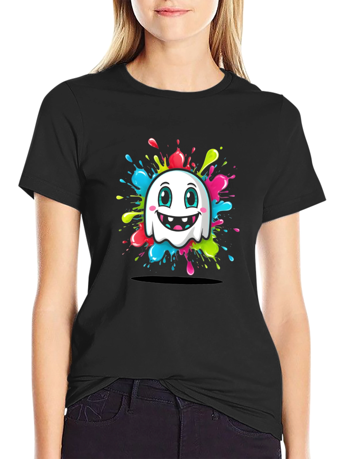 Ghost Splash Graphic T-Shirt - Funky & Fun