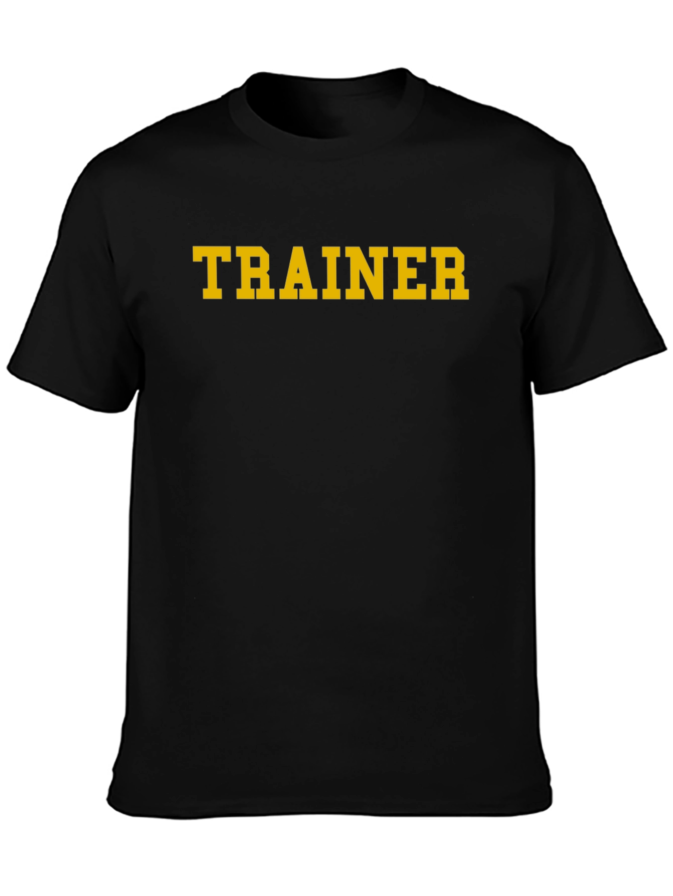 Trainer Graphic Tee - Black Cotton T-Shirt