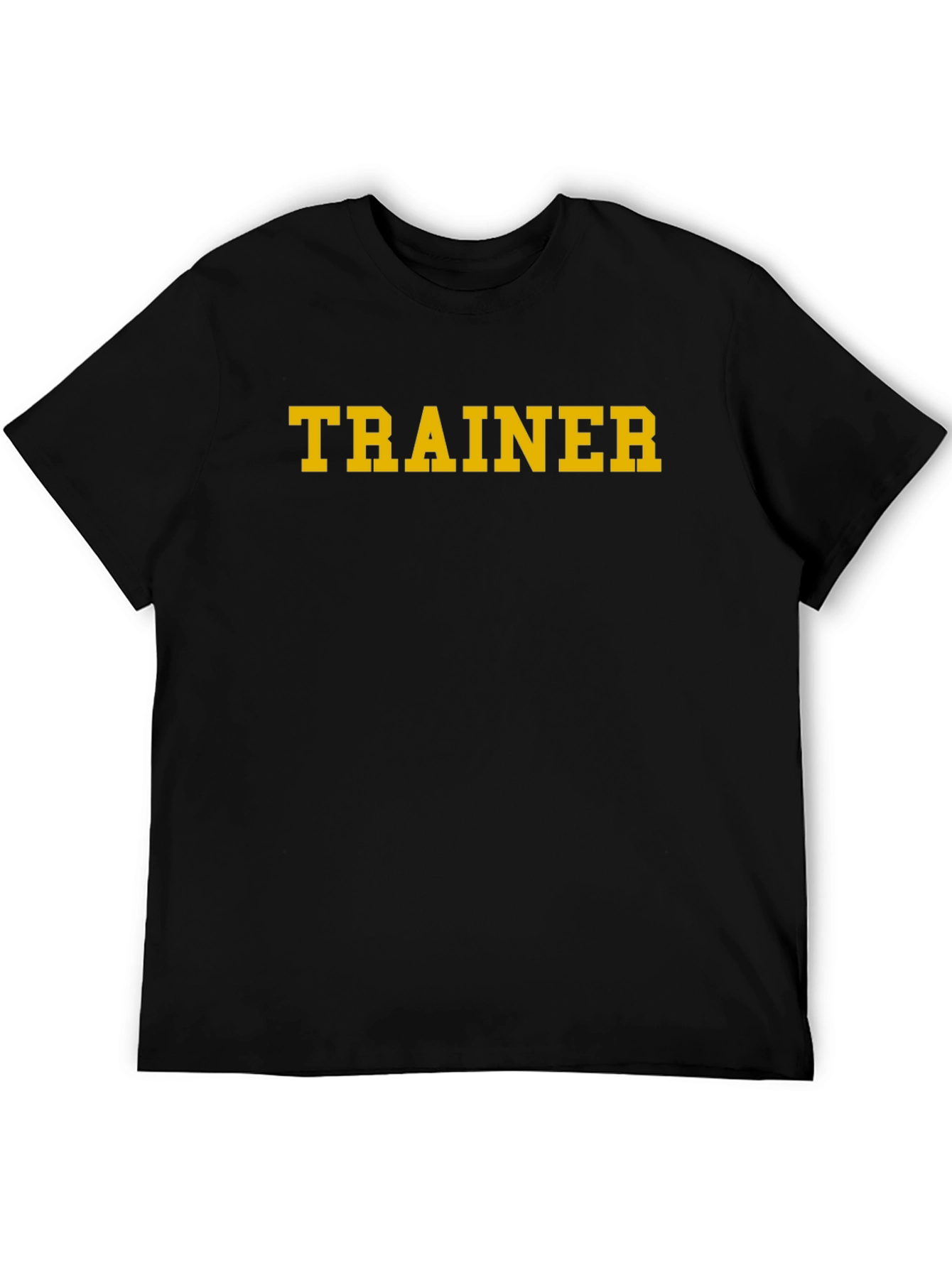 Trainer Graphic Tee - Black Cotton T-Shirt