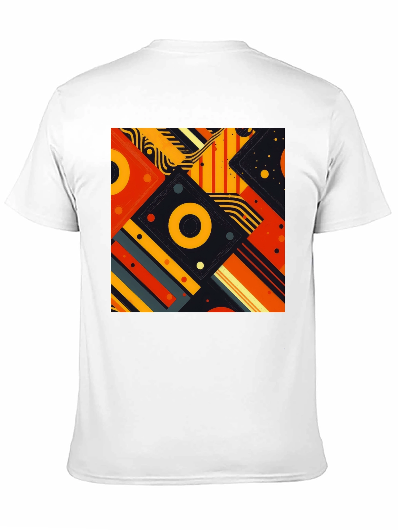Abstract Geometric Pattern Tee - Modern Design