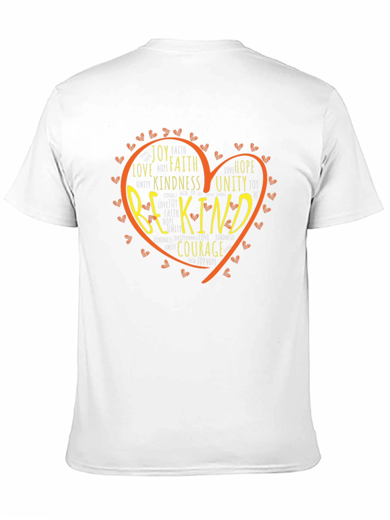 Be Kind Heart Graphic T-Shirt - Positive Message Tee