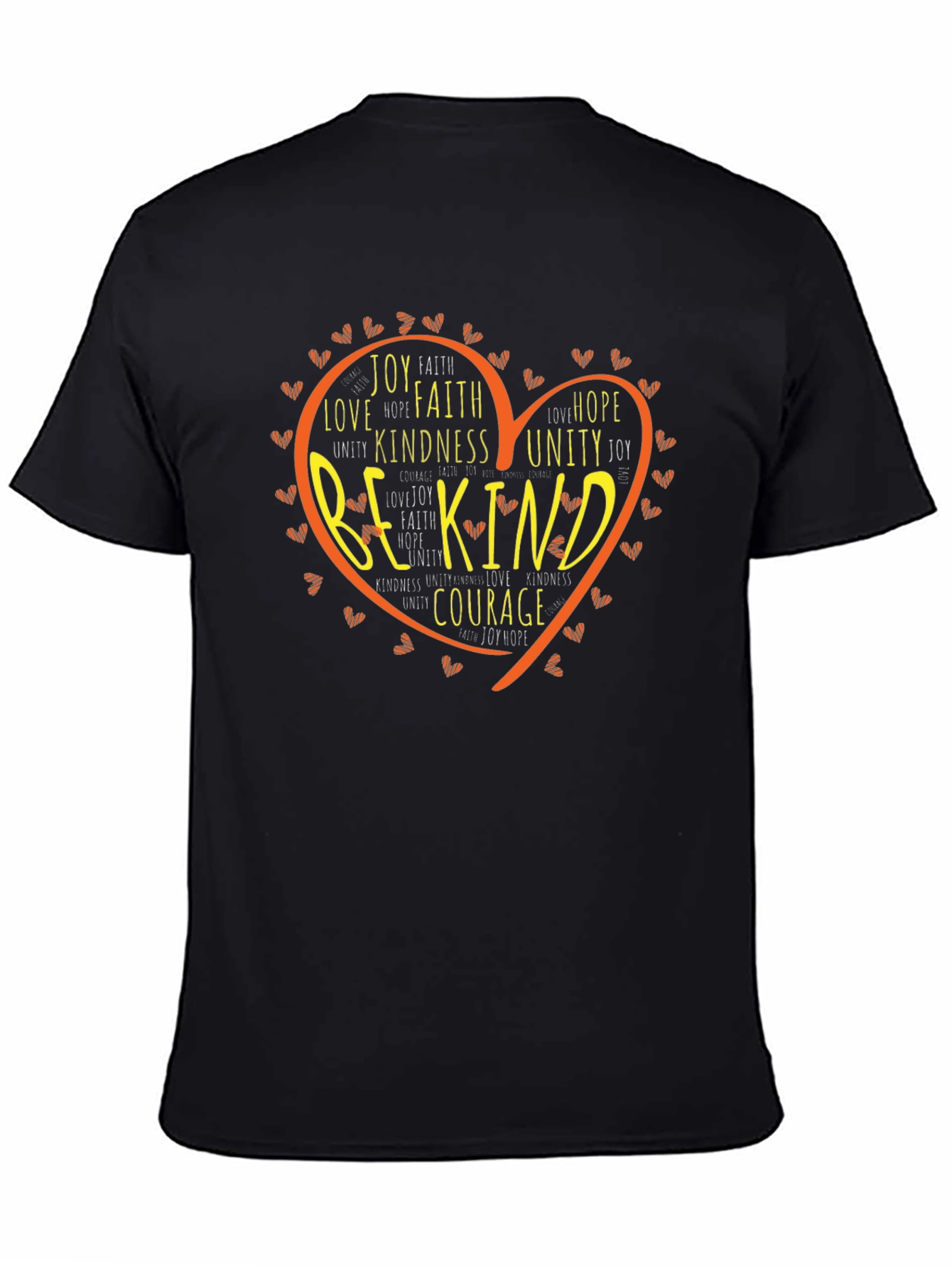 Be Kind Heart Graphic T-Shirt - Positive Message Tee