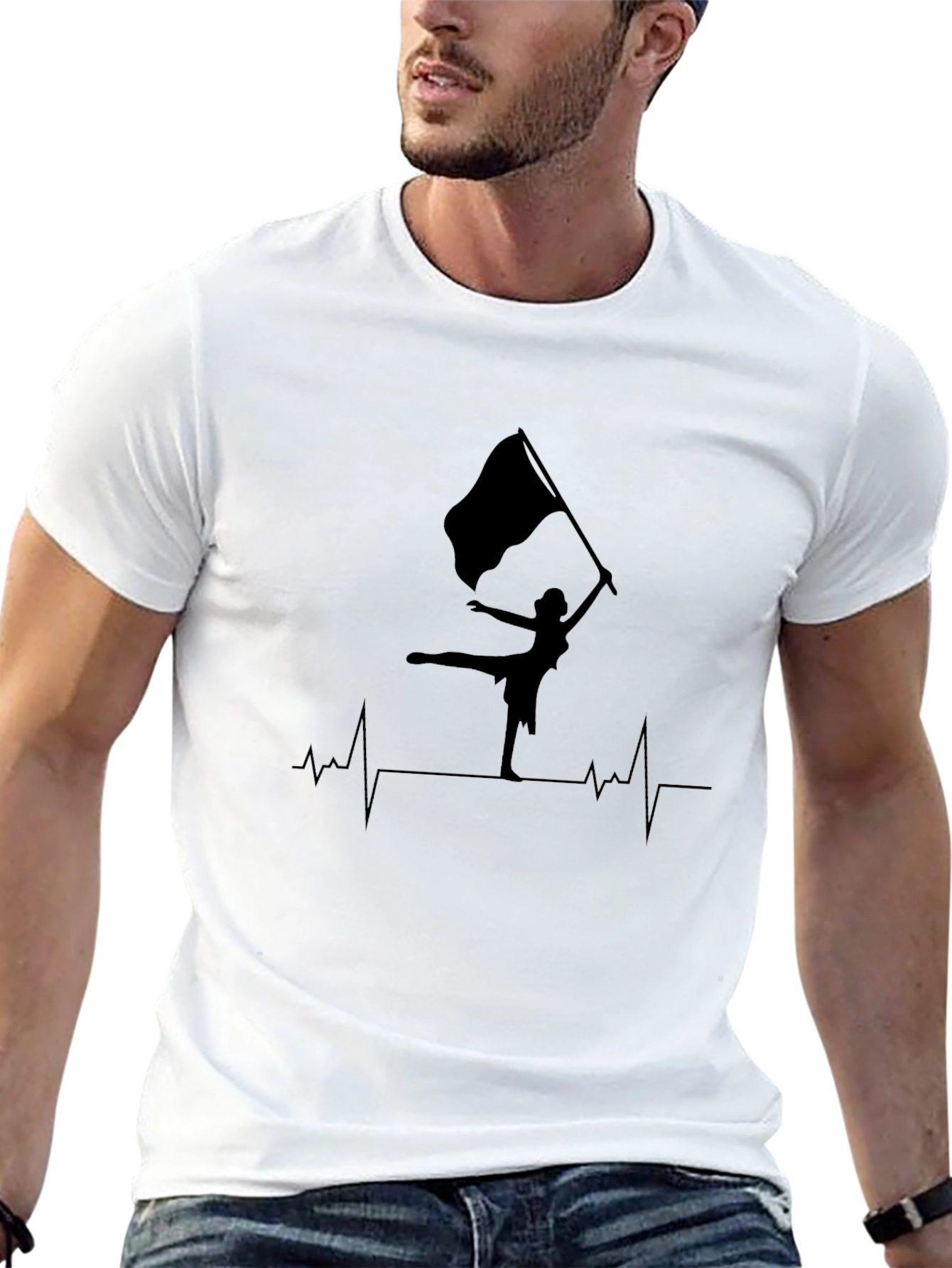 Color Guard Heartbeat T-Shirt