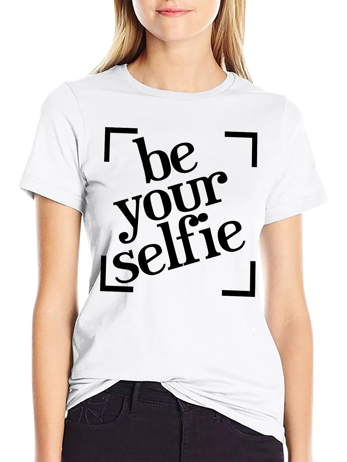 Be Your Selfie Black T-Shirt