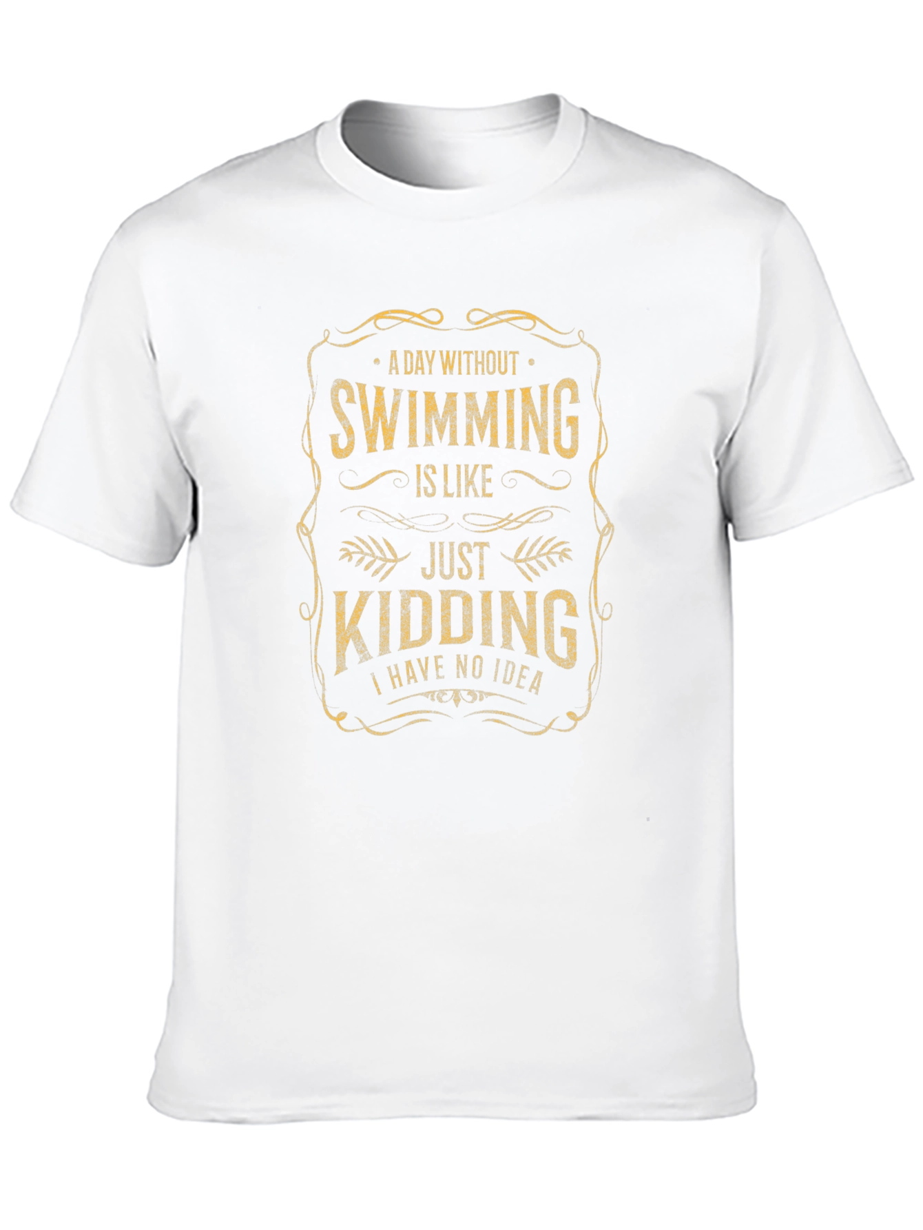 Funny Swimming Graphic T-Shirt - Swimmers Humor