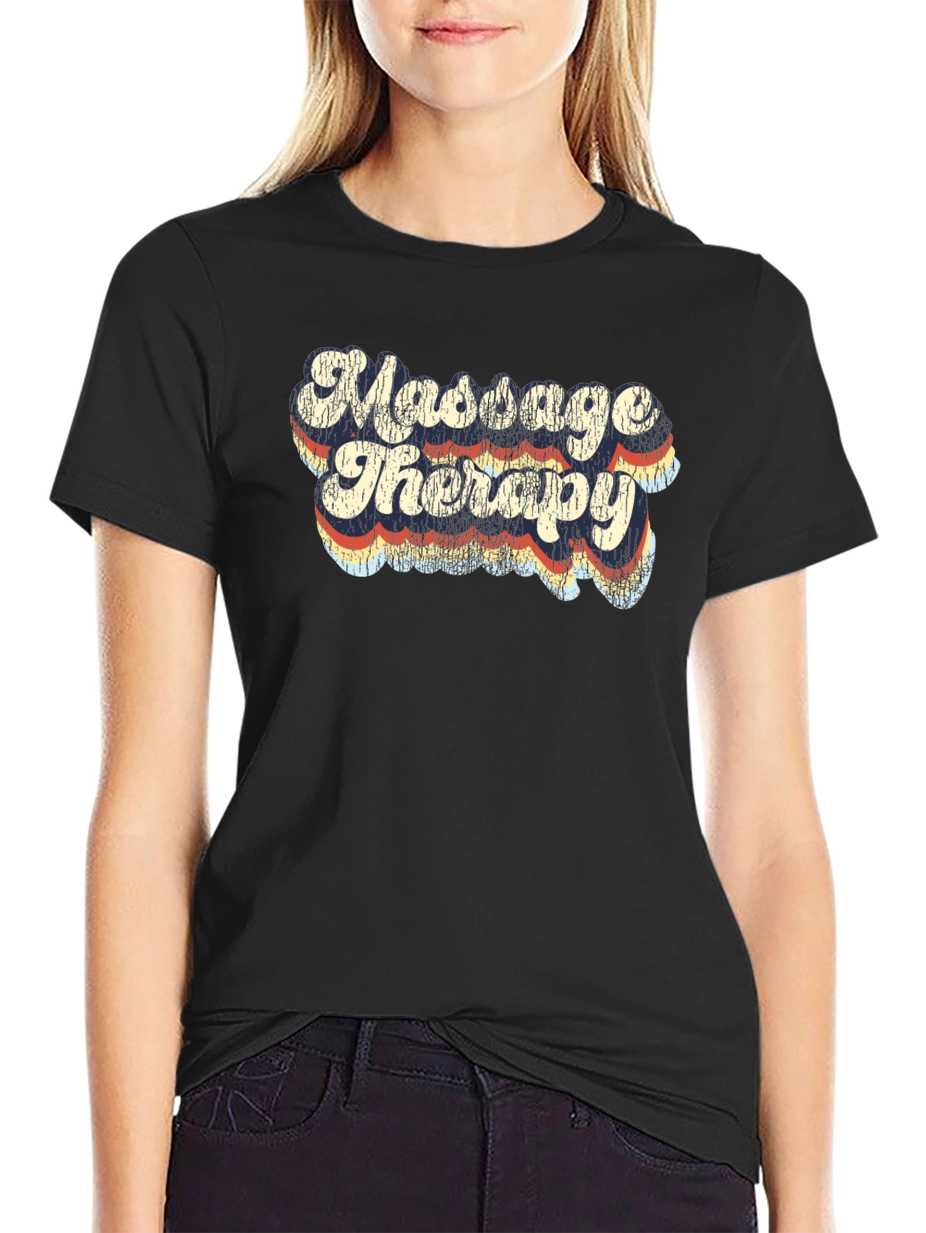 Retro Massage Therapy T-Shirt - Therapist Gift