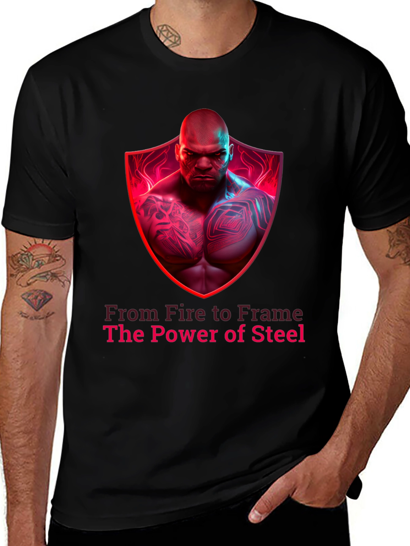Power of Steel Graphic Tee