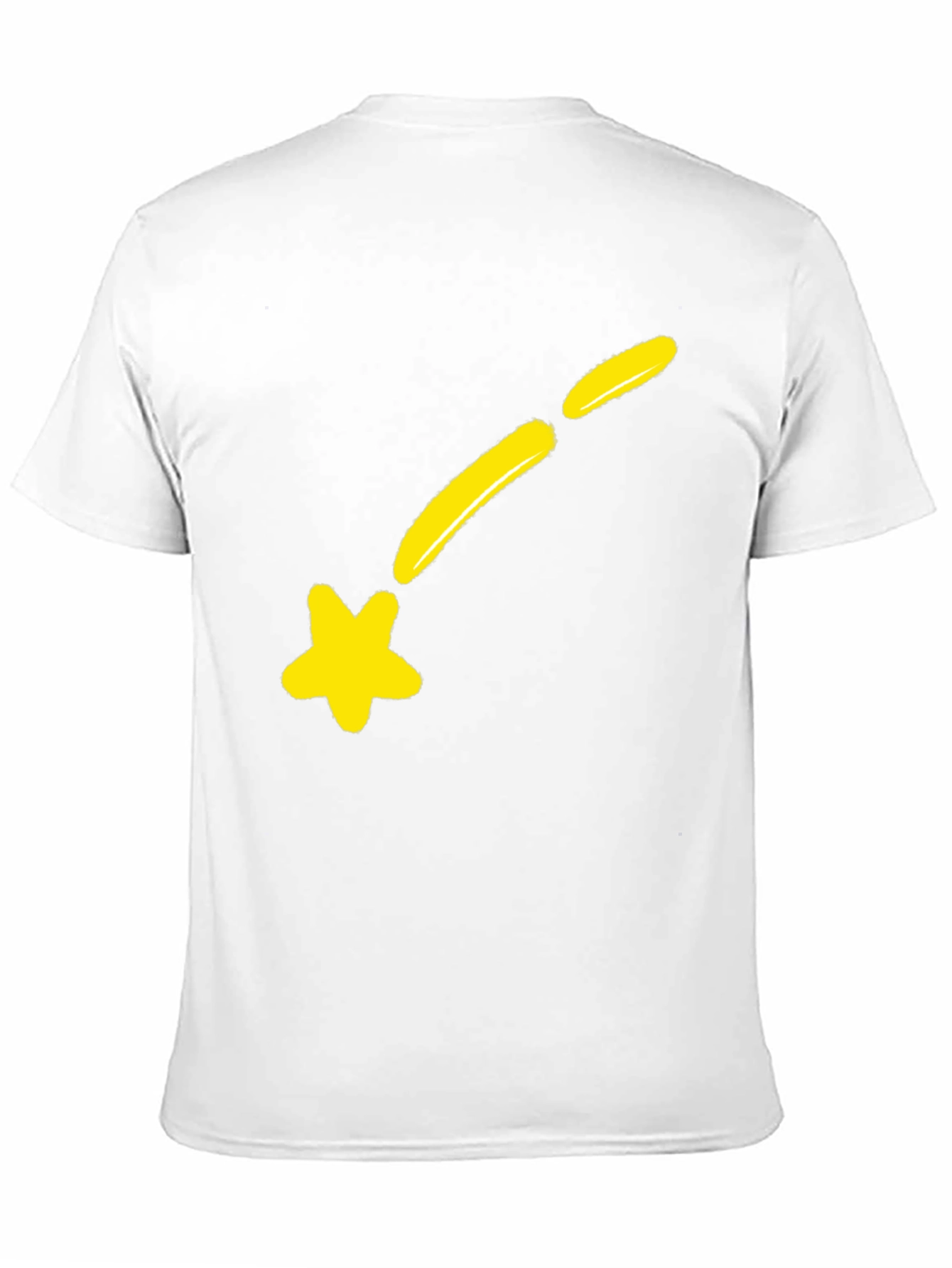 Shooting Star Graphic Tee - Black Cotton Blend