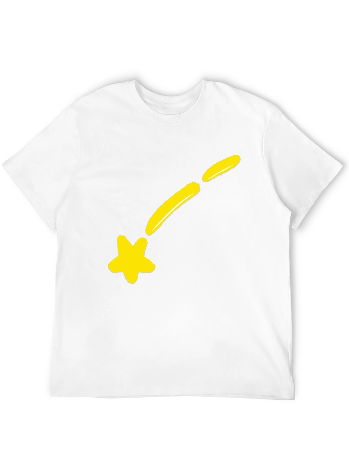 Shooting Star Graphic Tee - Black Cotton Blend